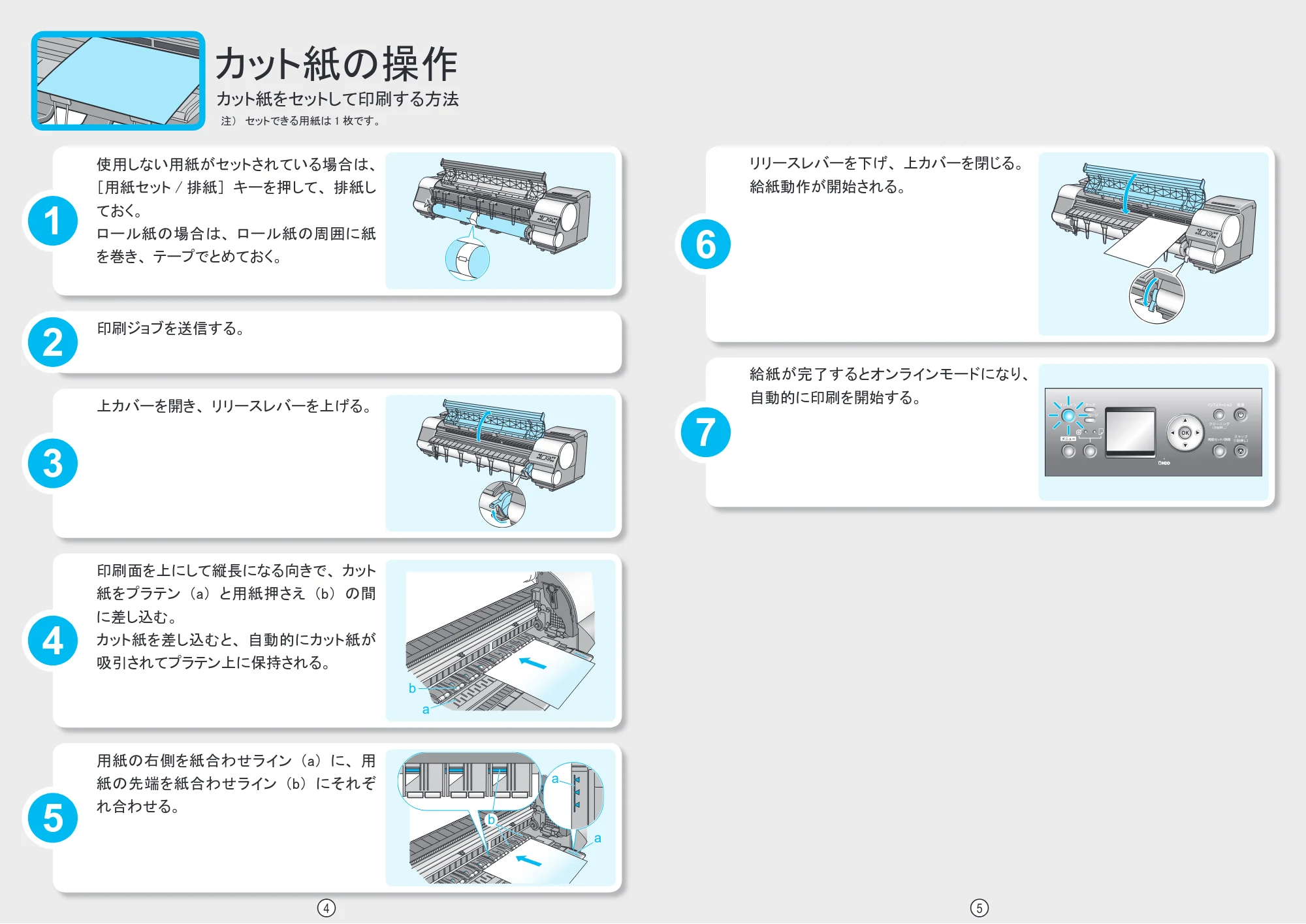 キヤノン iPF8000S/8100/9000S/9100 クイック操作ガイド （PDF形式／3.17Mバイト） — 原本ページ — 3ページ