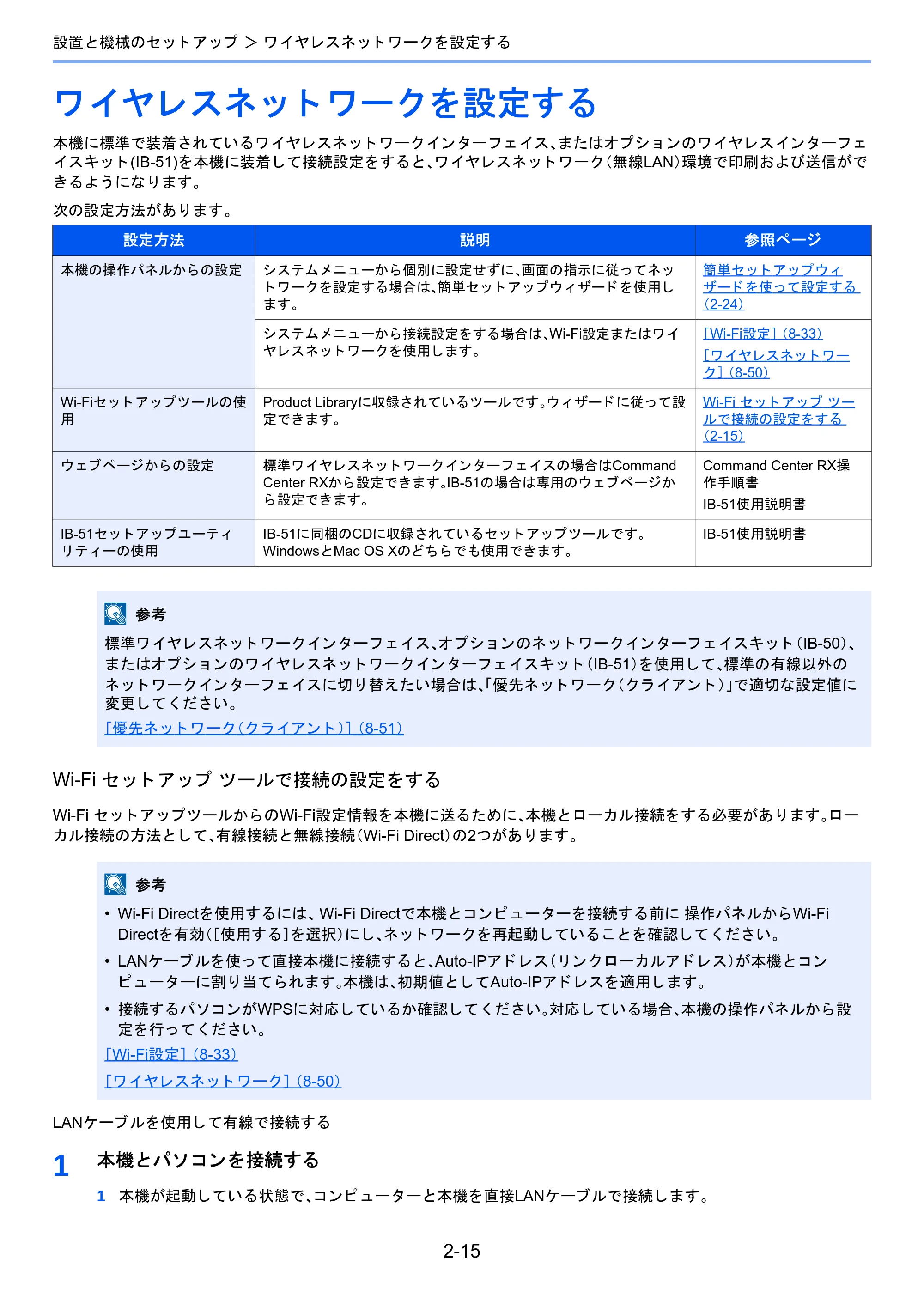 京セラ TASKalfa 2510i/2510i+ / TASKalfa 2520i/2520i+ TASKalfa 2520i/2520i+/2510i/2510i+ 使用説明書 — ワイヤレスネットワークを設定する — 原本ページ — 82ページ