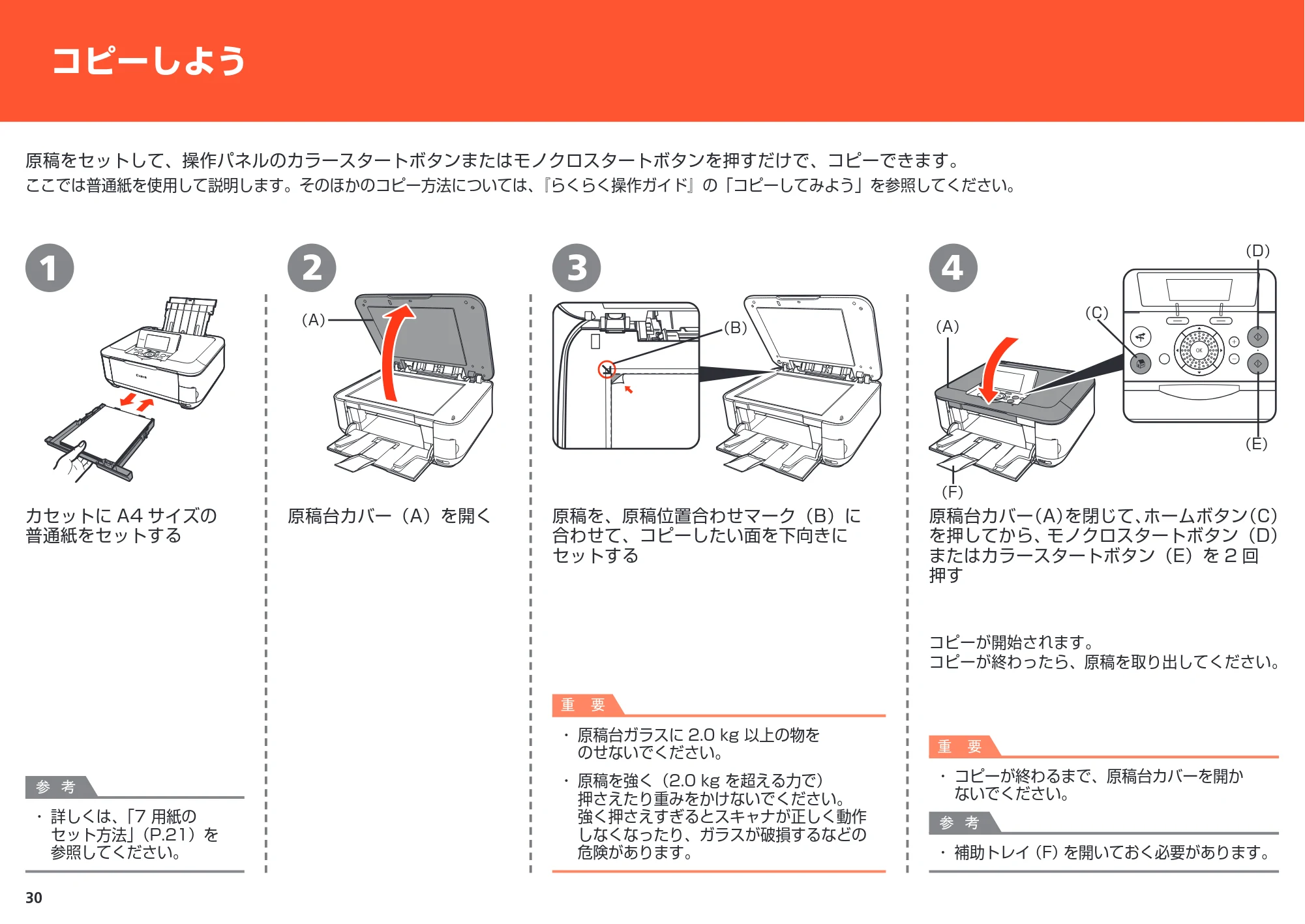 キヤノン PIXUS MP630 かんたんスタートガイド （PDF形式／5.34Mバイト） — 原本ページ — 32ページ