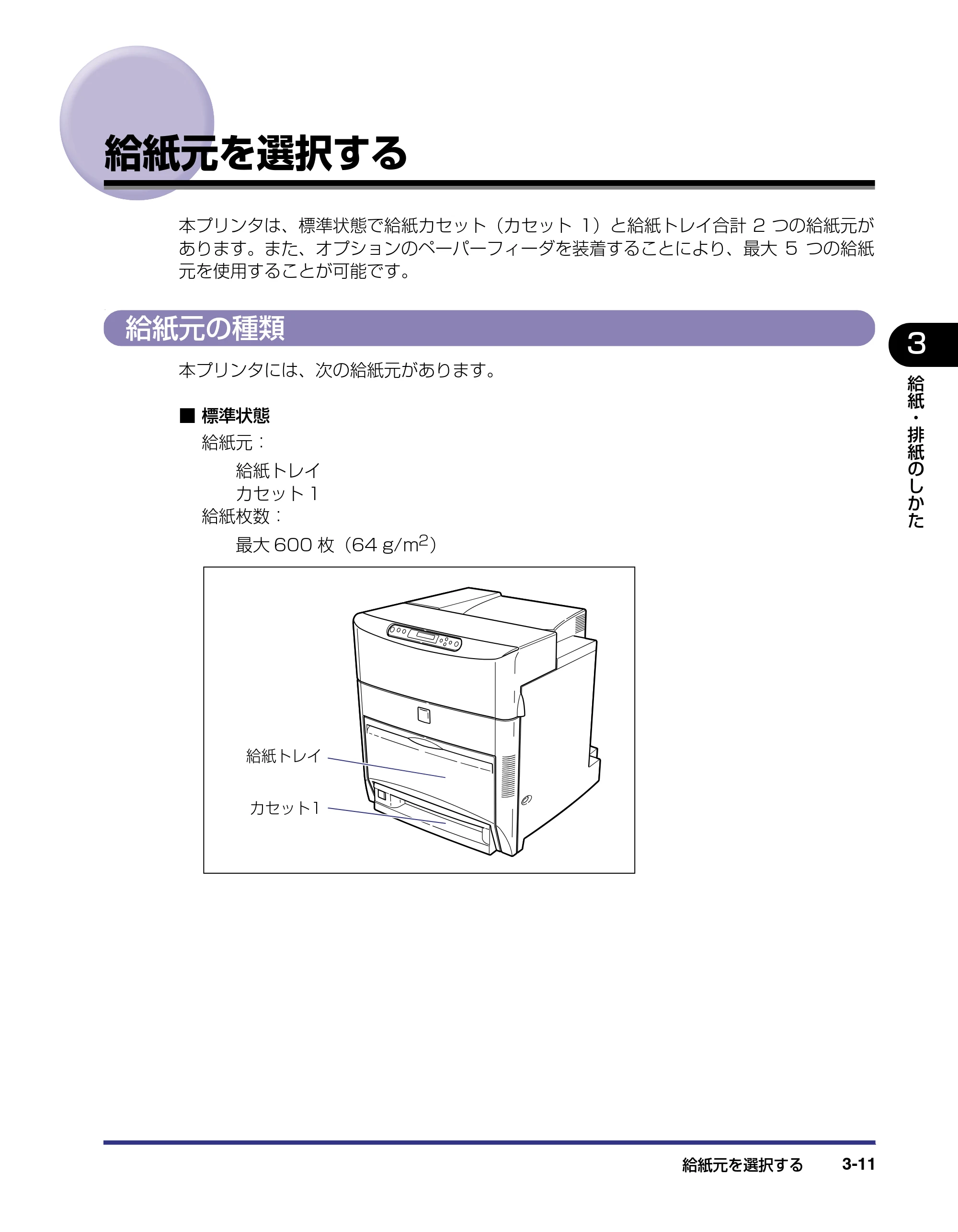 キヤノン LBP-2810 ユーザーズガイド （PDF形式／8.06Mバイト） — 給紙元を選択する — 原本ページ — 77ページ