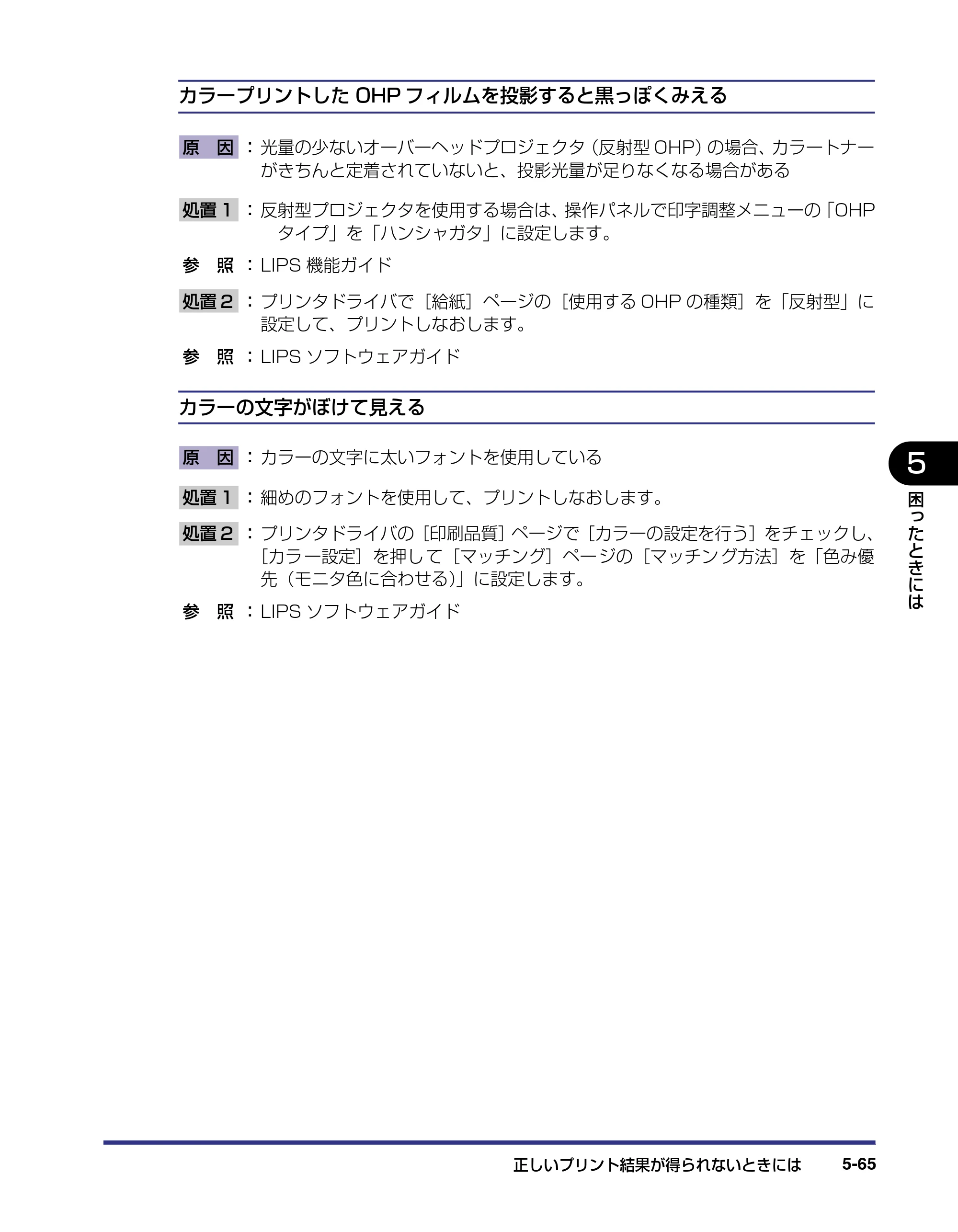 キヤノン LBP-2810 ユーザーズガイド （PDF形式／8.06Mバイト） — 原本ページ — 262ページ