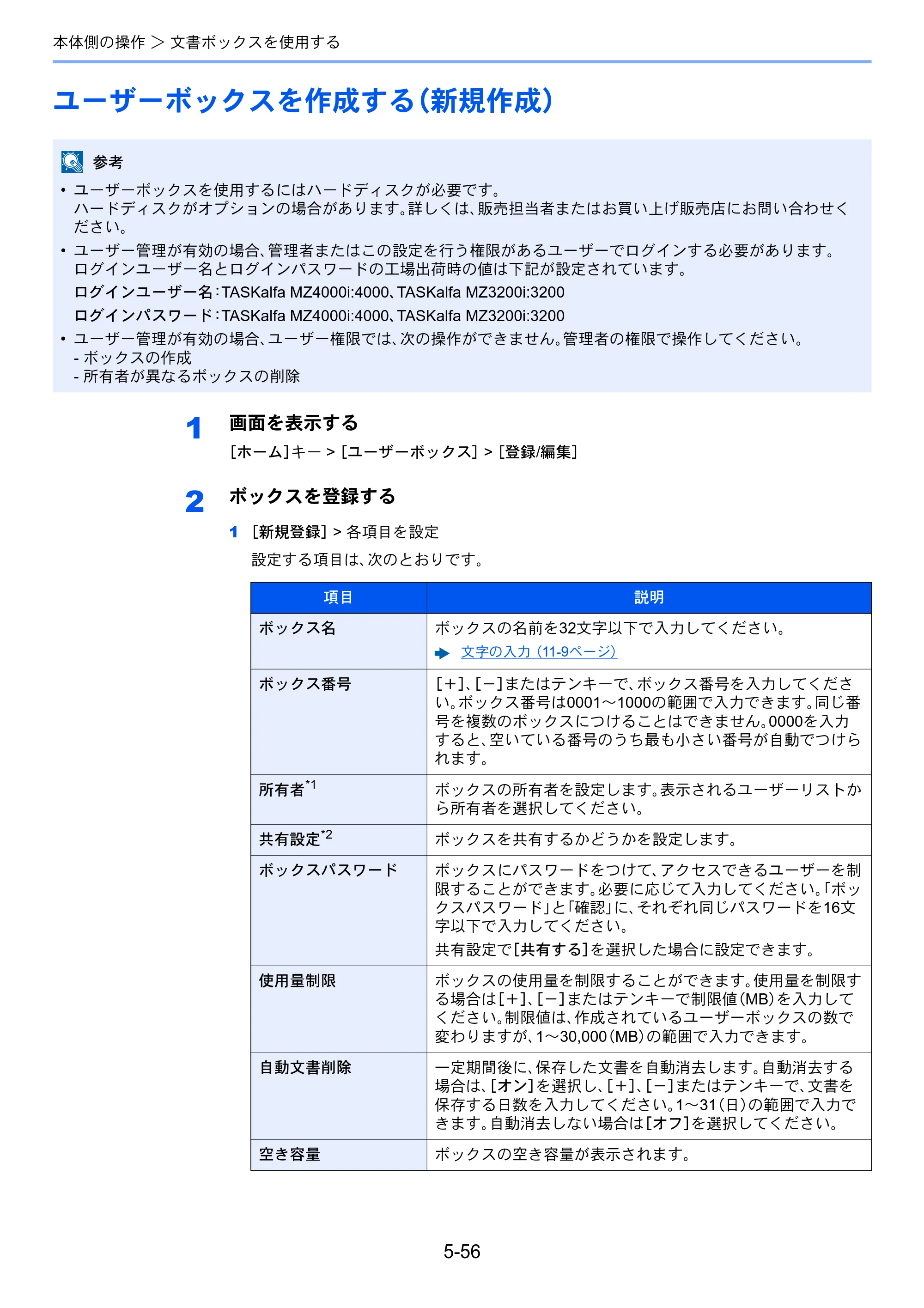 京セラ TASKalfa MZ3200i / TASKalfa MZ4000i TASKalfa MZ4000i/MZ3200i 使用説明書 — 原本ページ — 266ページ