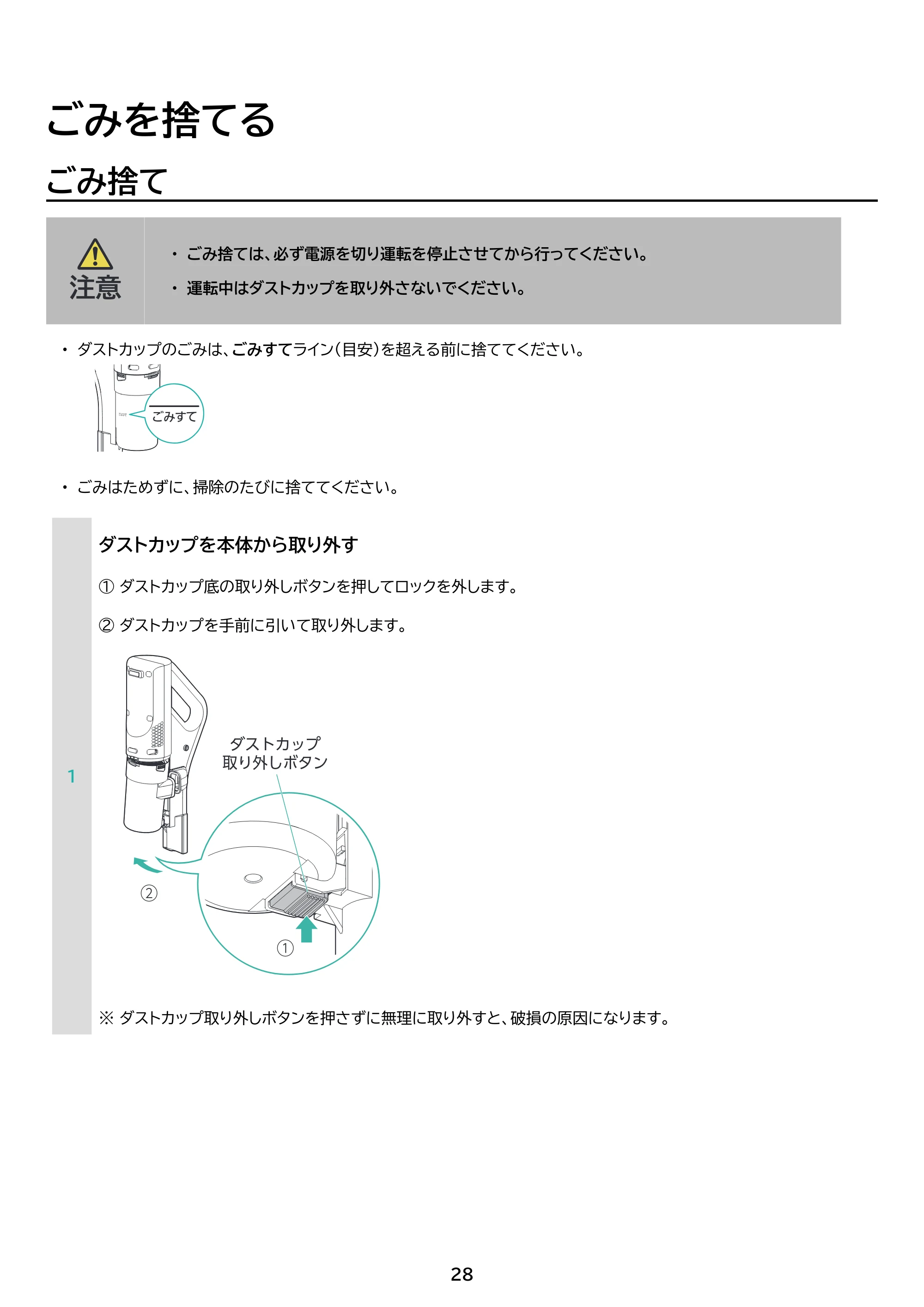 アイリスオーヤマ SCD-186P 取扱説明書 — 原本ページ — 28ページ