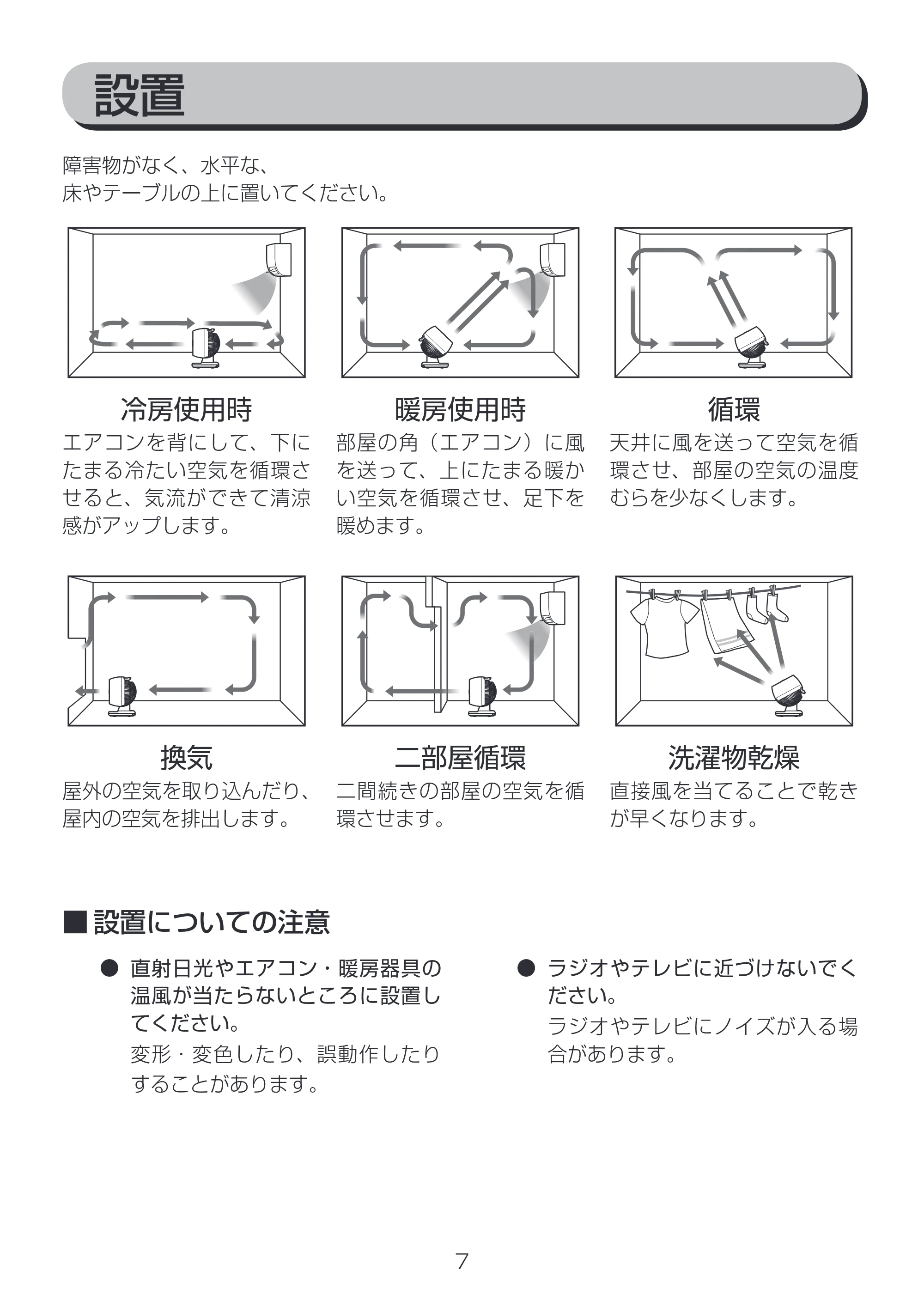 アイリスオーヤマ PCF-C18 取扱説明書 — 原本ページ — 7ページ