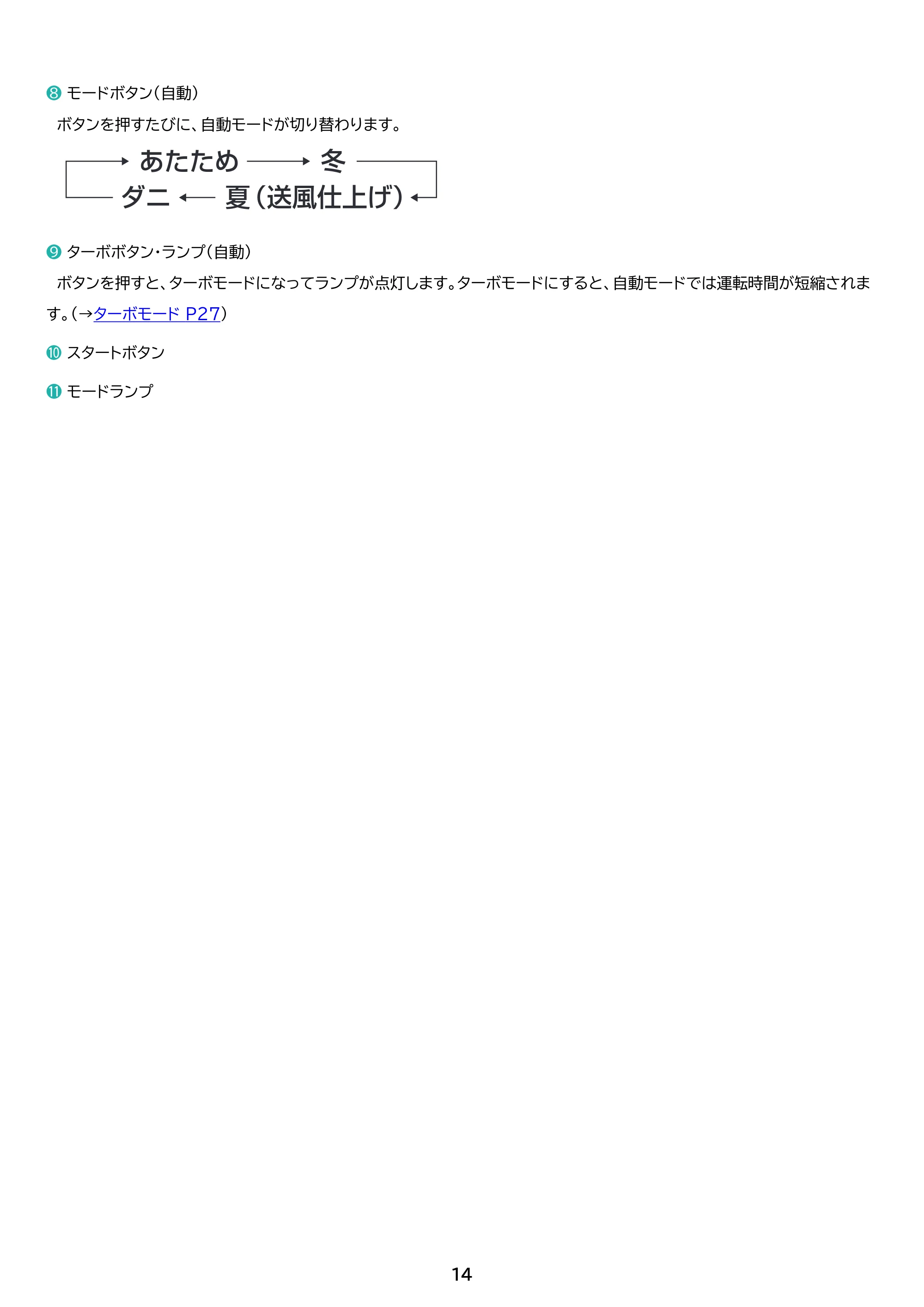 アイリスオーヤマ FK-WH2 取扱説明書 — 原本ページ — 14ページ