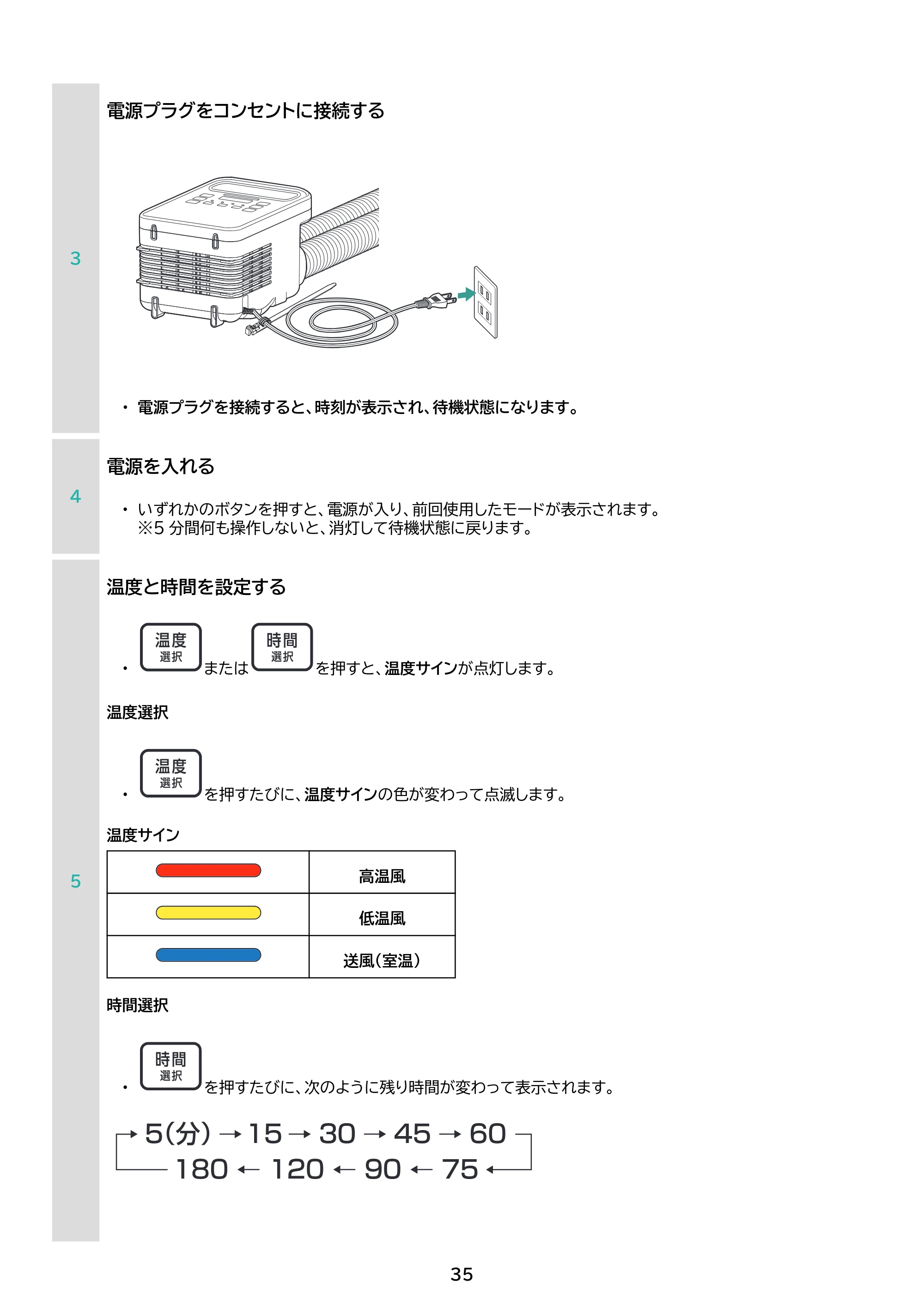 アイリスオーヤマ FK-WH2 取扱説明書 — 原本ページ — 35ページ