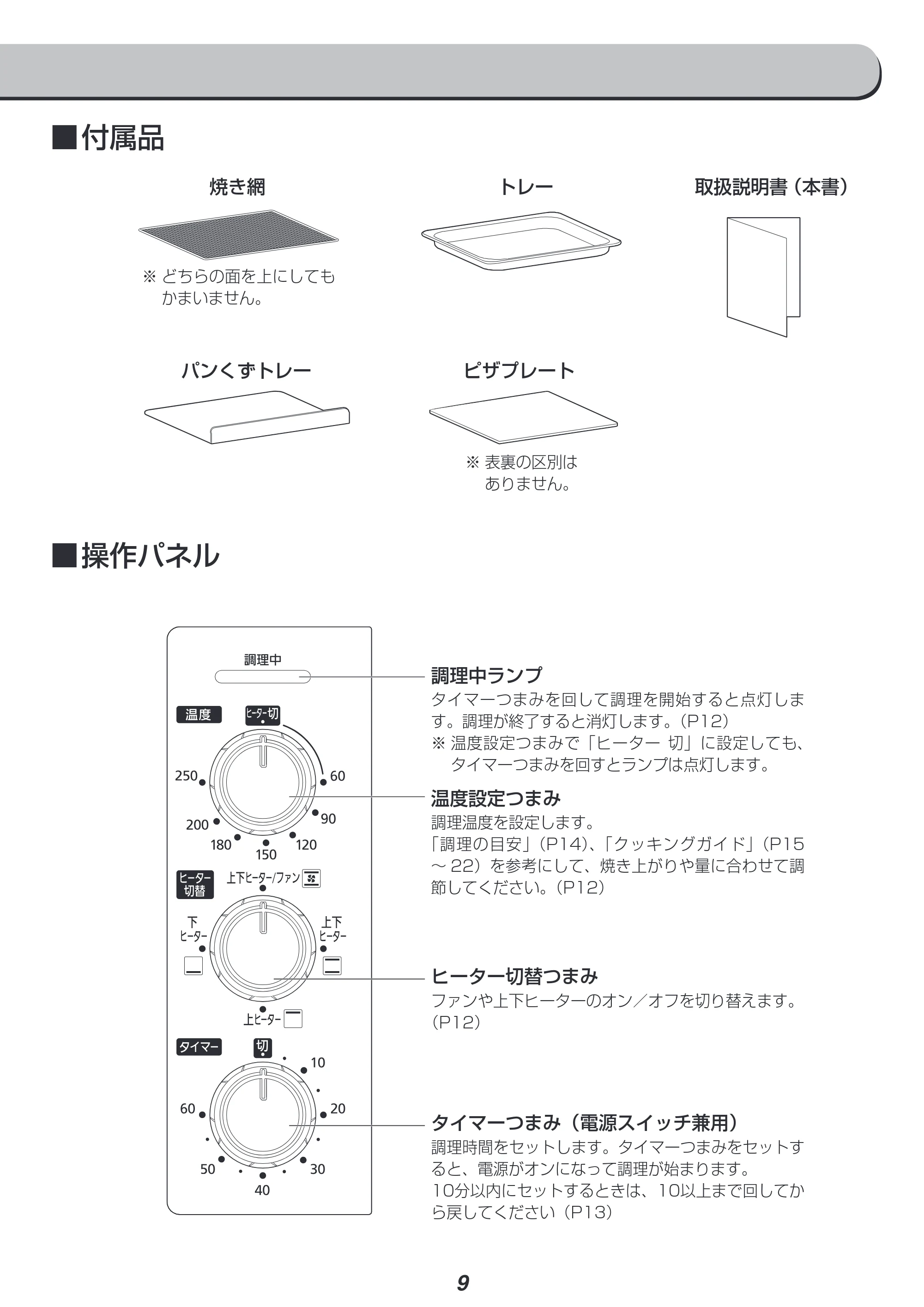 アイリスオーヤマ FVC-D15A 取扱説明書 — 原本ページ — 9ページ