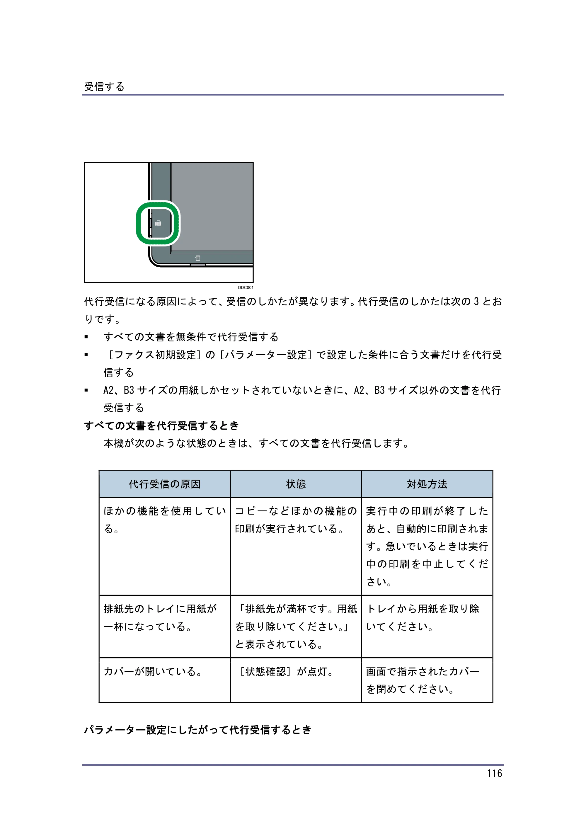京セラ TASKalfa 4010w / TASKalfa 4011w / TASKalfa 4012w TASKalfa 4010w/4011w/4012w 使用説明書（ファクス） — 原本ページ — 116ページ