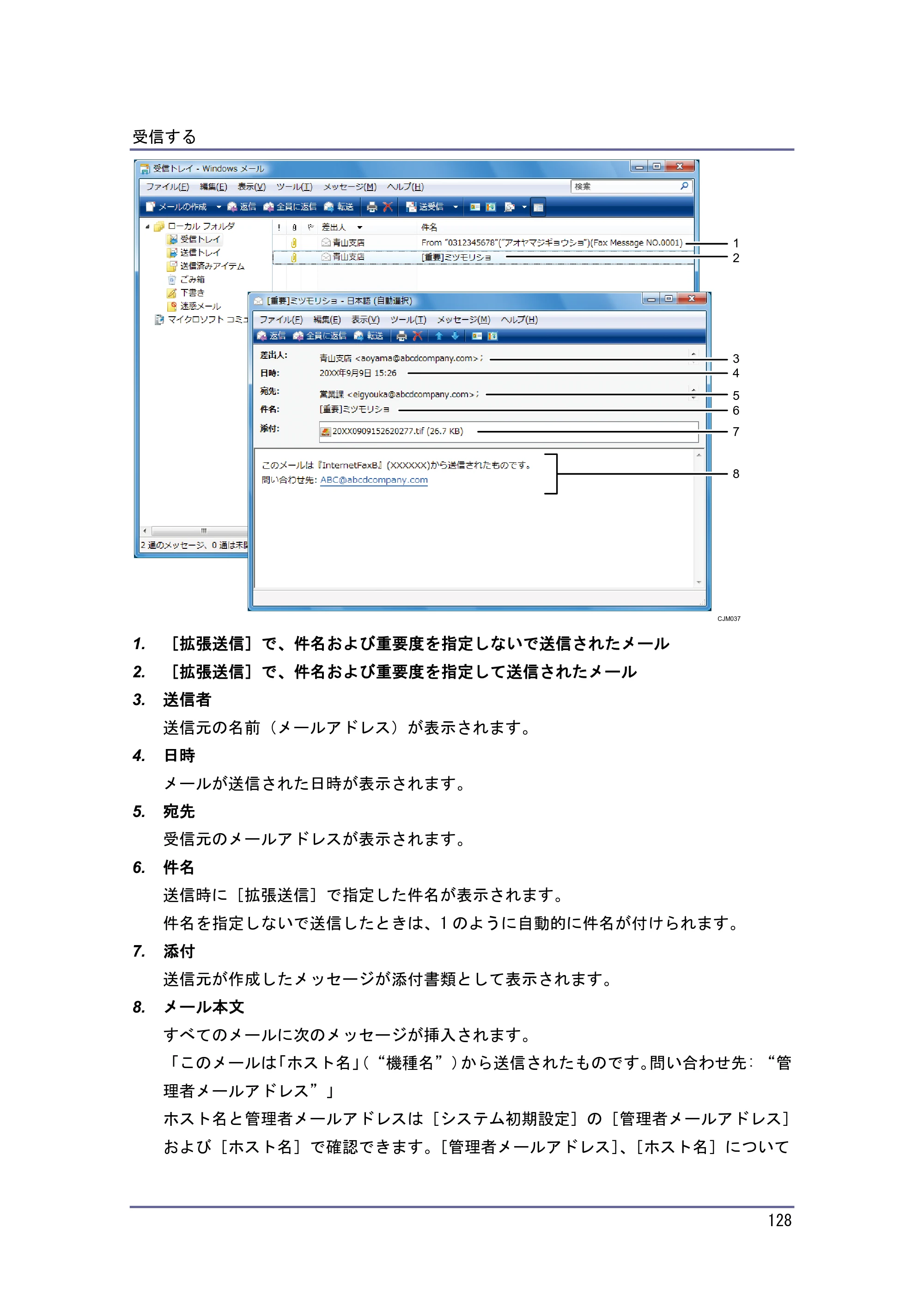 京セラ TASKalfa 4010w / TASKalfa 4011w / TASKalfa 4012w TASKalfa 4010w/4011w/4012w 使用説明書（ファクス） — 原本ページ — 128ページ