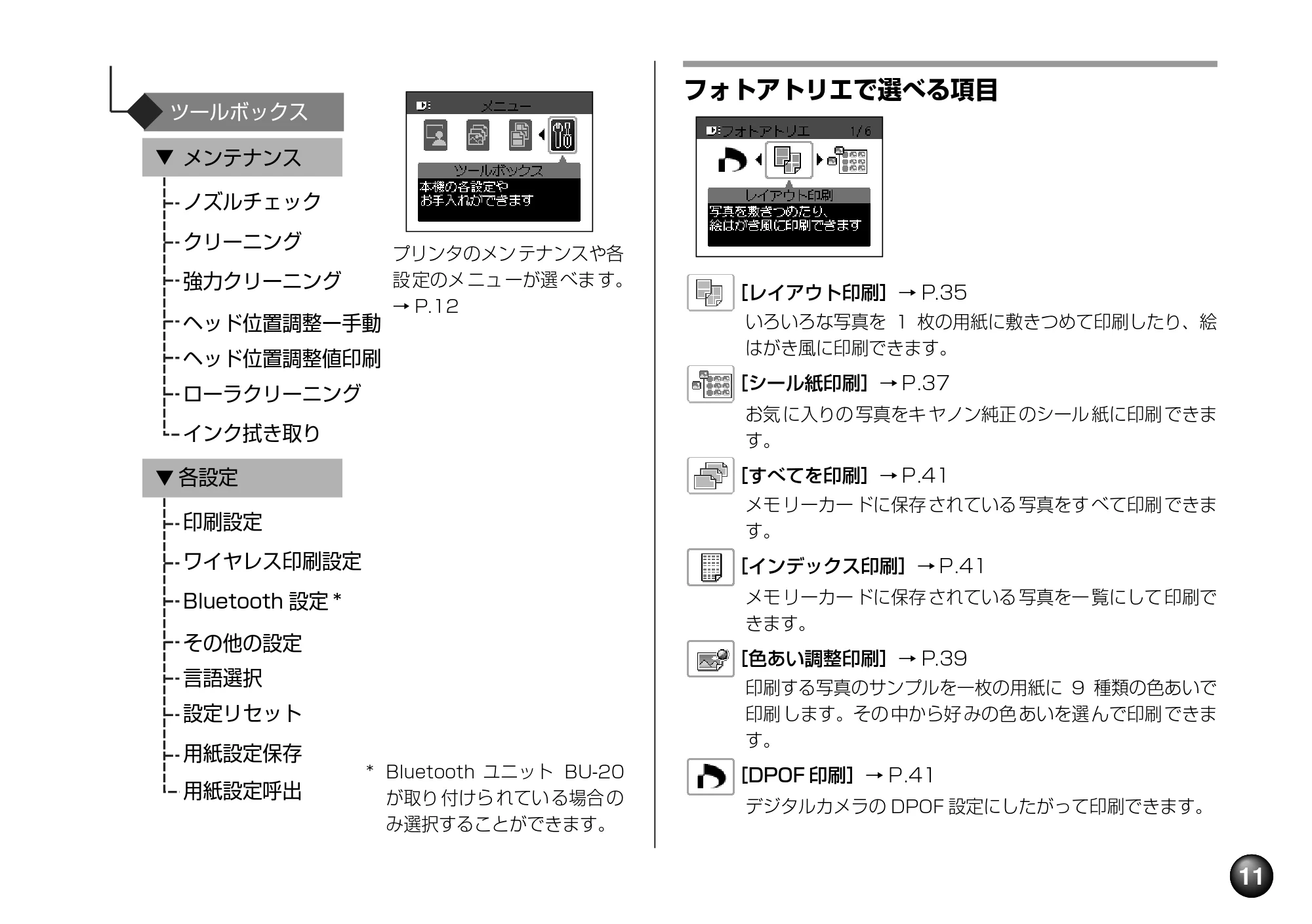 キヤノン SELPHY DS810 操作ガイド （PDF形式／9.64Mバイト） — 原本ページ — 13ページ
