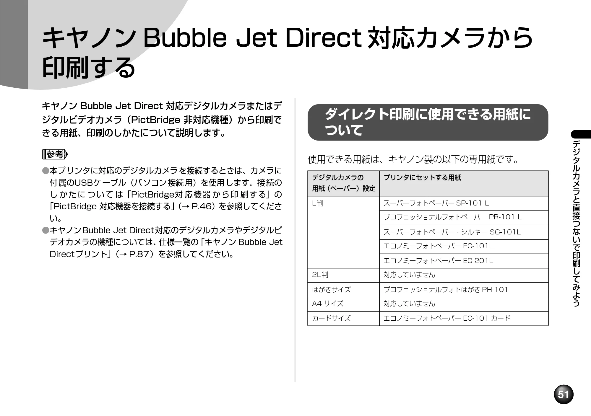 キヤノン SELPHY DS810 操作ガイド （PDF形式／9.64Mバイト） — ワイヤレス通信で印刷してみよう — 原本ページ — 53ページ