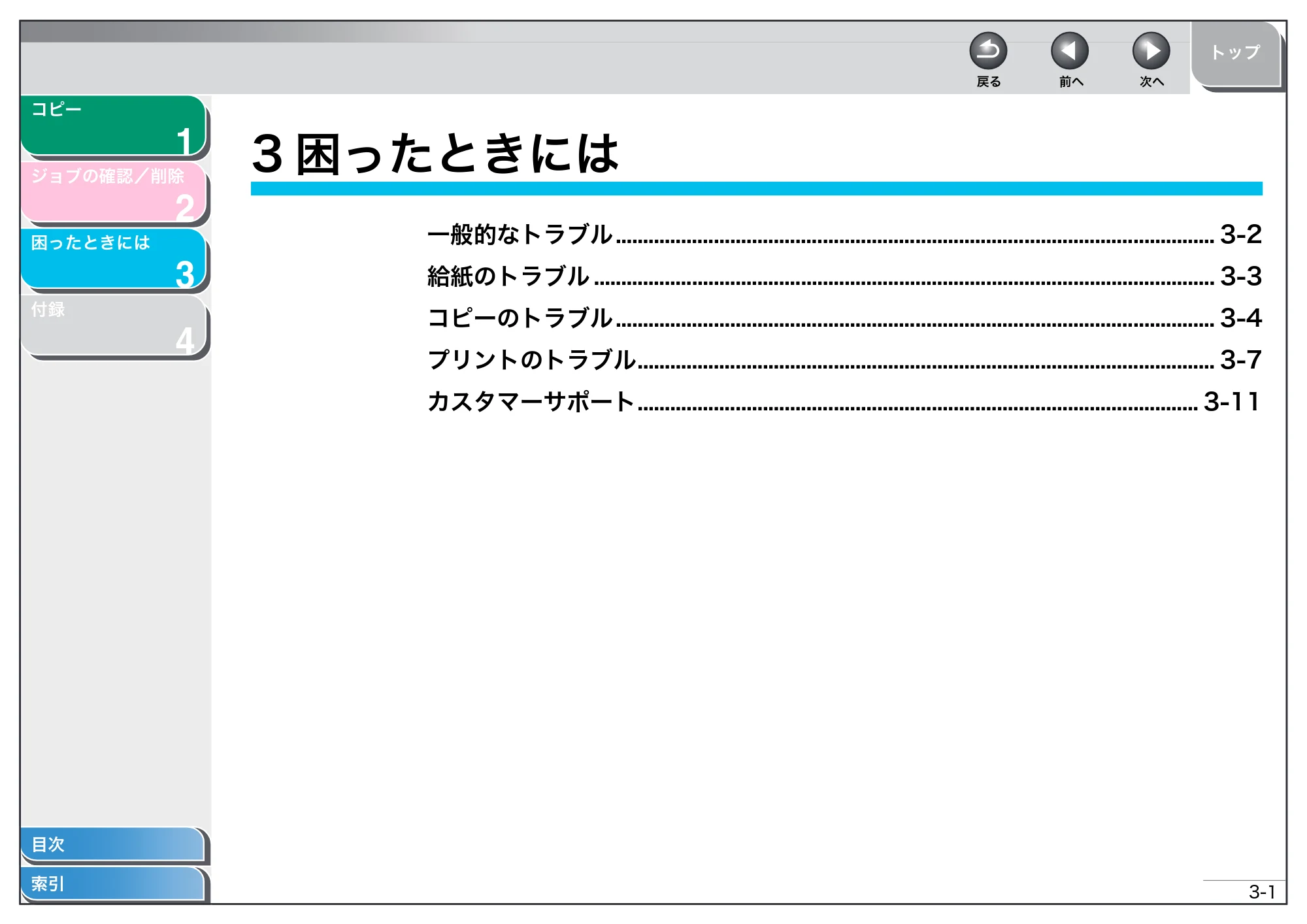 キヤノン MF4010 操作ガイド （応用編） （PDF形式／0.79Mバイト） — 3 困ったときには — 原本ページ — 16ページ