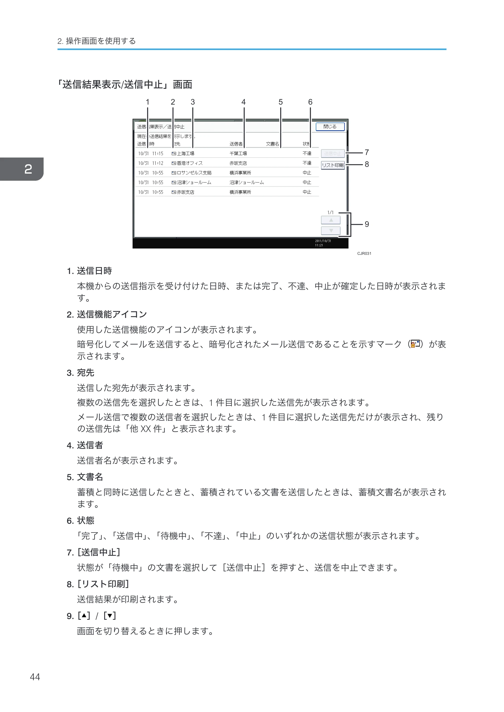 京セラ TASKalfa 4000w / TASKalfa 4001w TASKalfa 4000w/4001w 使用説明書 (本機のご利用にあたって) — 原本ページ — 46ページ