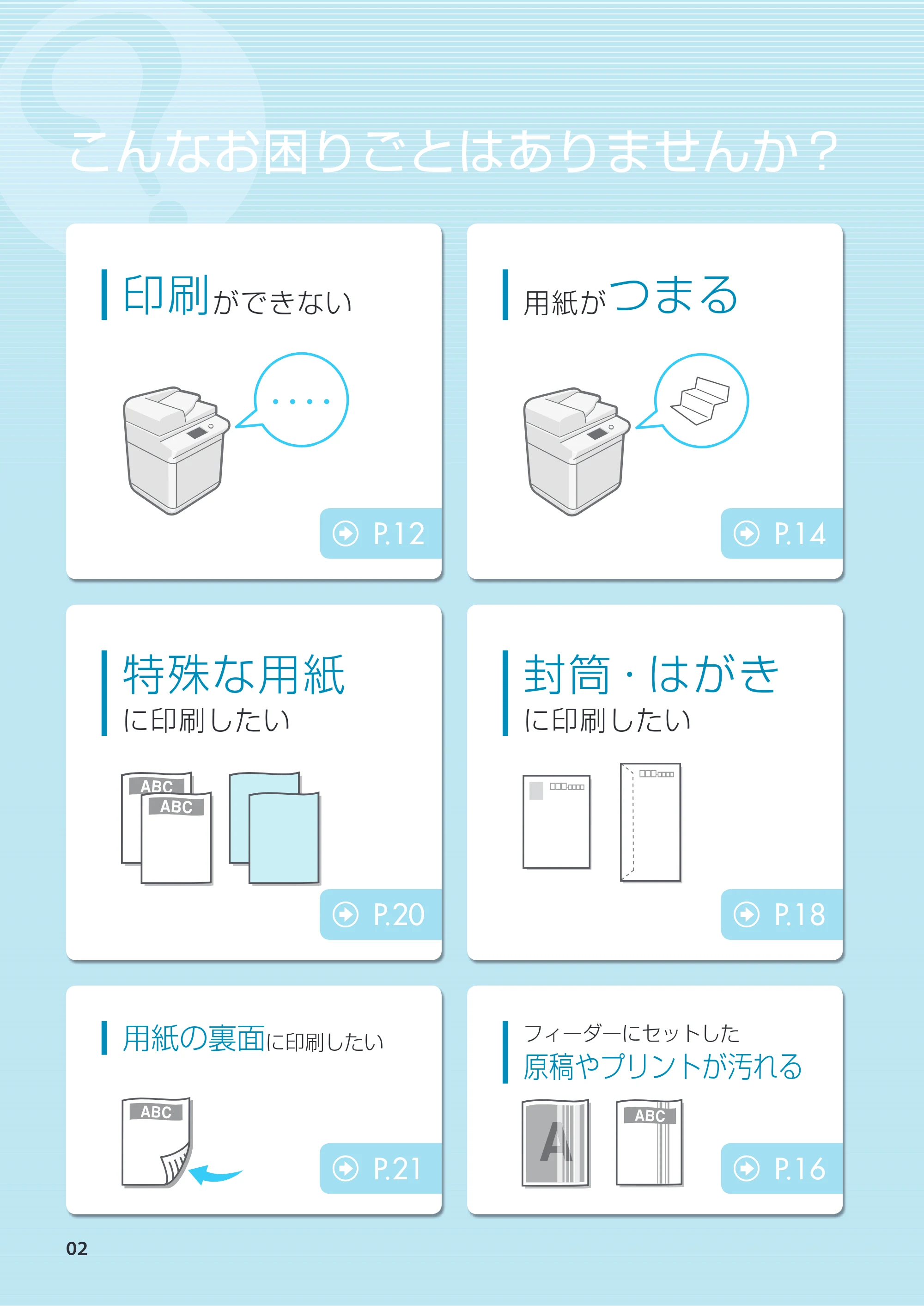 キヤノン imageRUNNER ADVANCE C3330F/C3330/C3320F/C3330F-RG サポートガイド 2015年5月19日更新（PDF：18.4MB） — 原本ページ — 2ページ