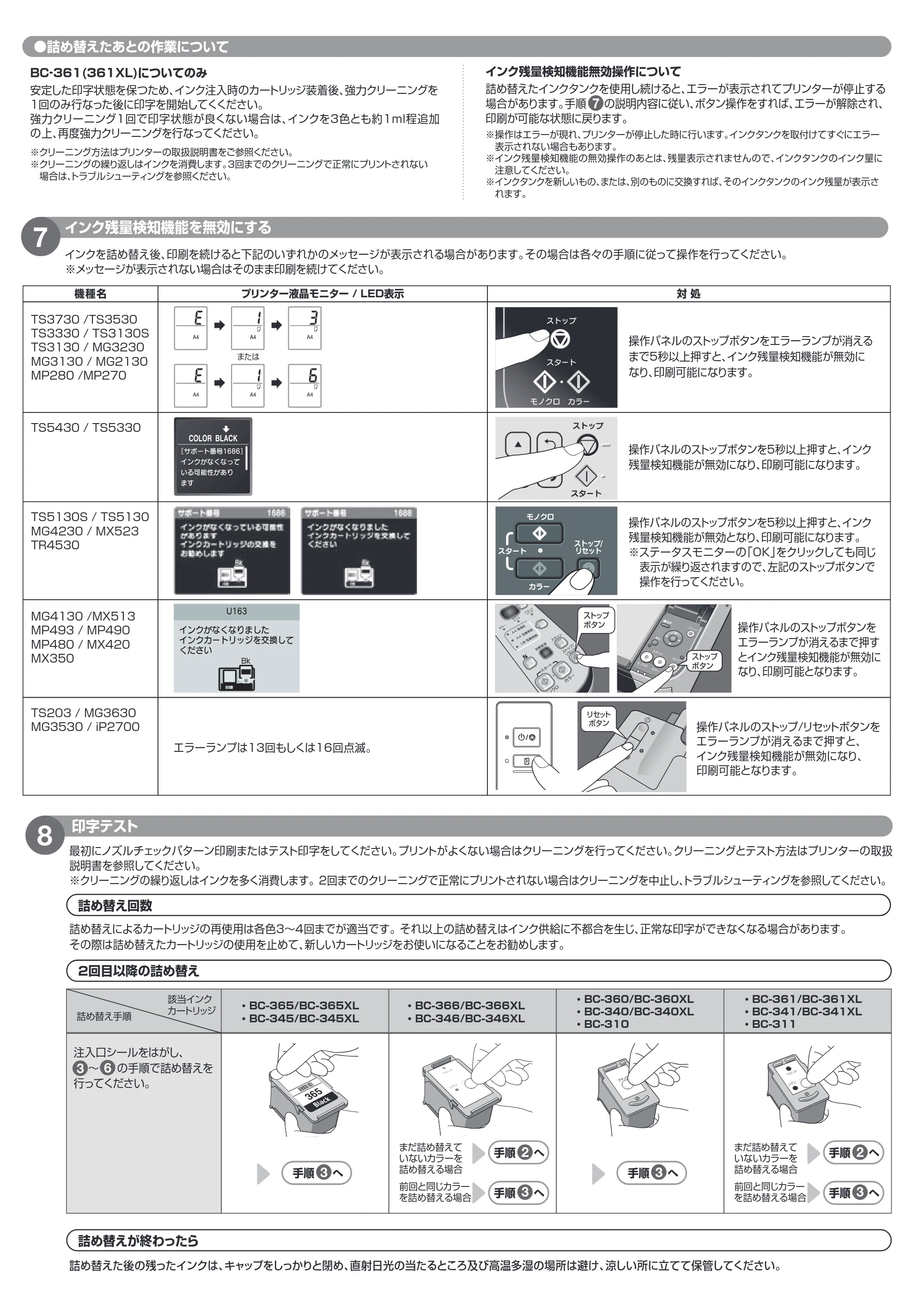 サンワサプライ INK-CBCMPGB60S / INK-CBCM4S30S 取扱説明書 — 原本ページ — 3ページ