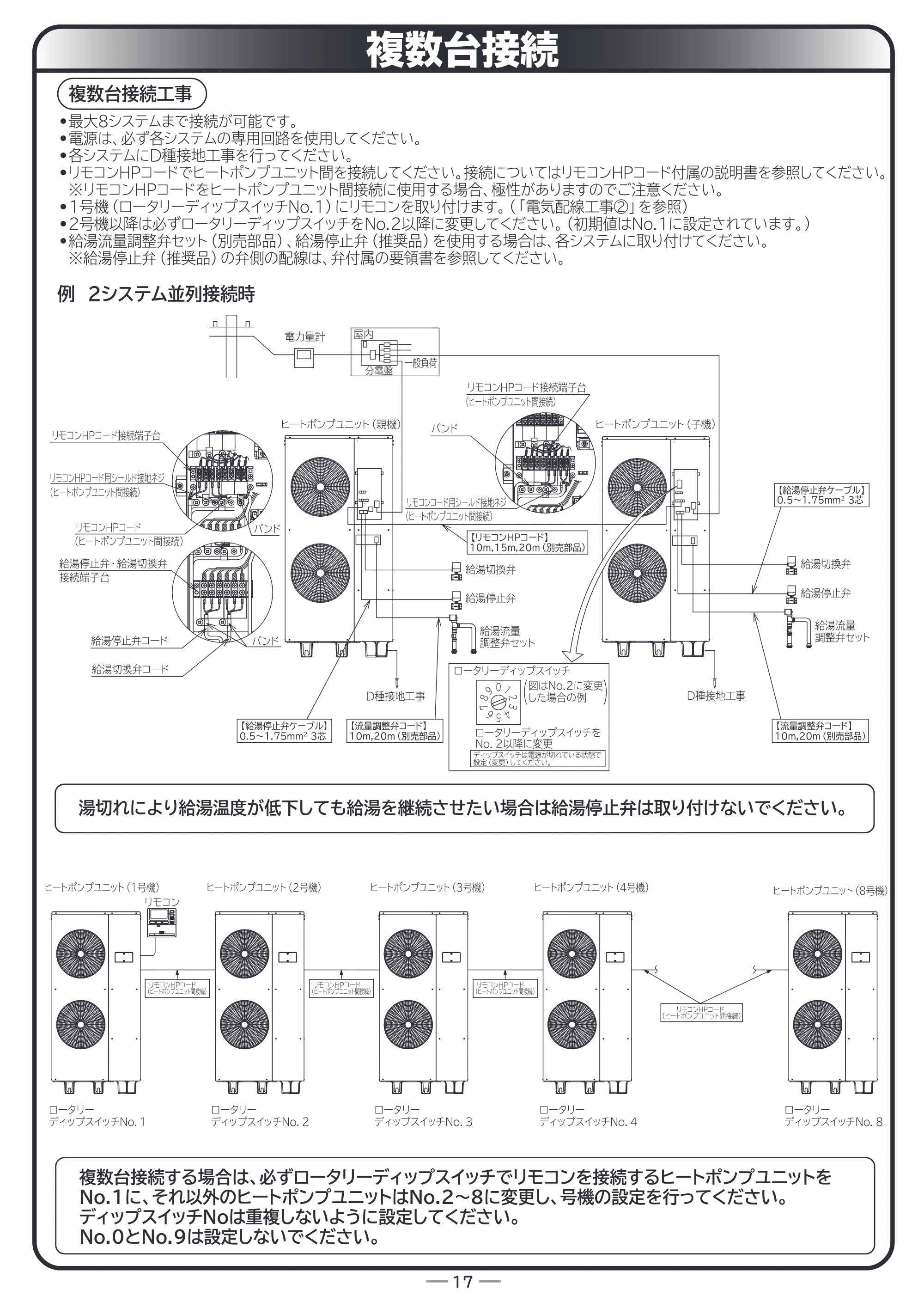 日立 RHK-1501EJS / RHK-1501EJKS 取扱説明書 — 複数台接続 — 原本ページ — 65ページ