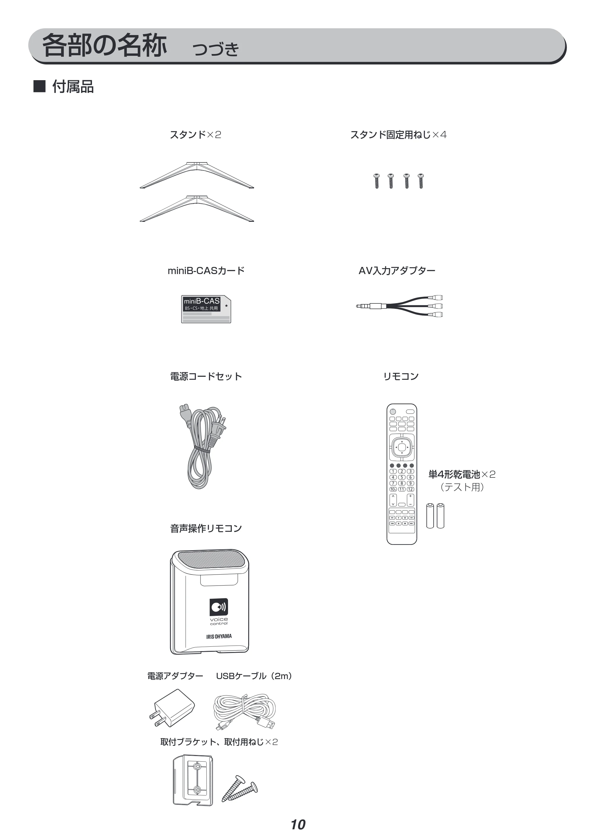 アイリスオーヤマ UB28VC 取扱説明書 — 原本ページ — 10ページ