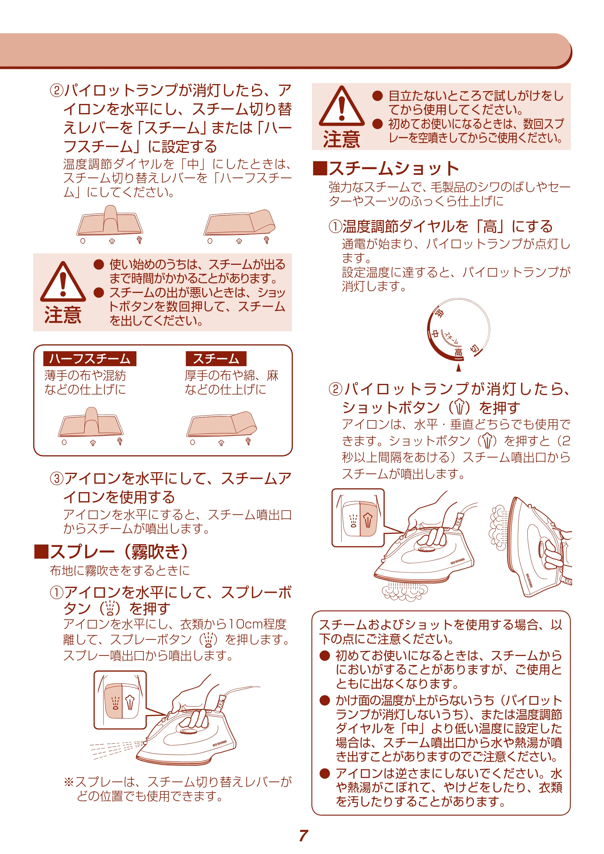 アイリスオーヤマ IRN-21C-WG 取扱説明書 — 原本ページ — 7ページ