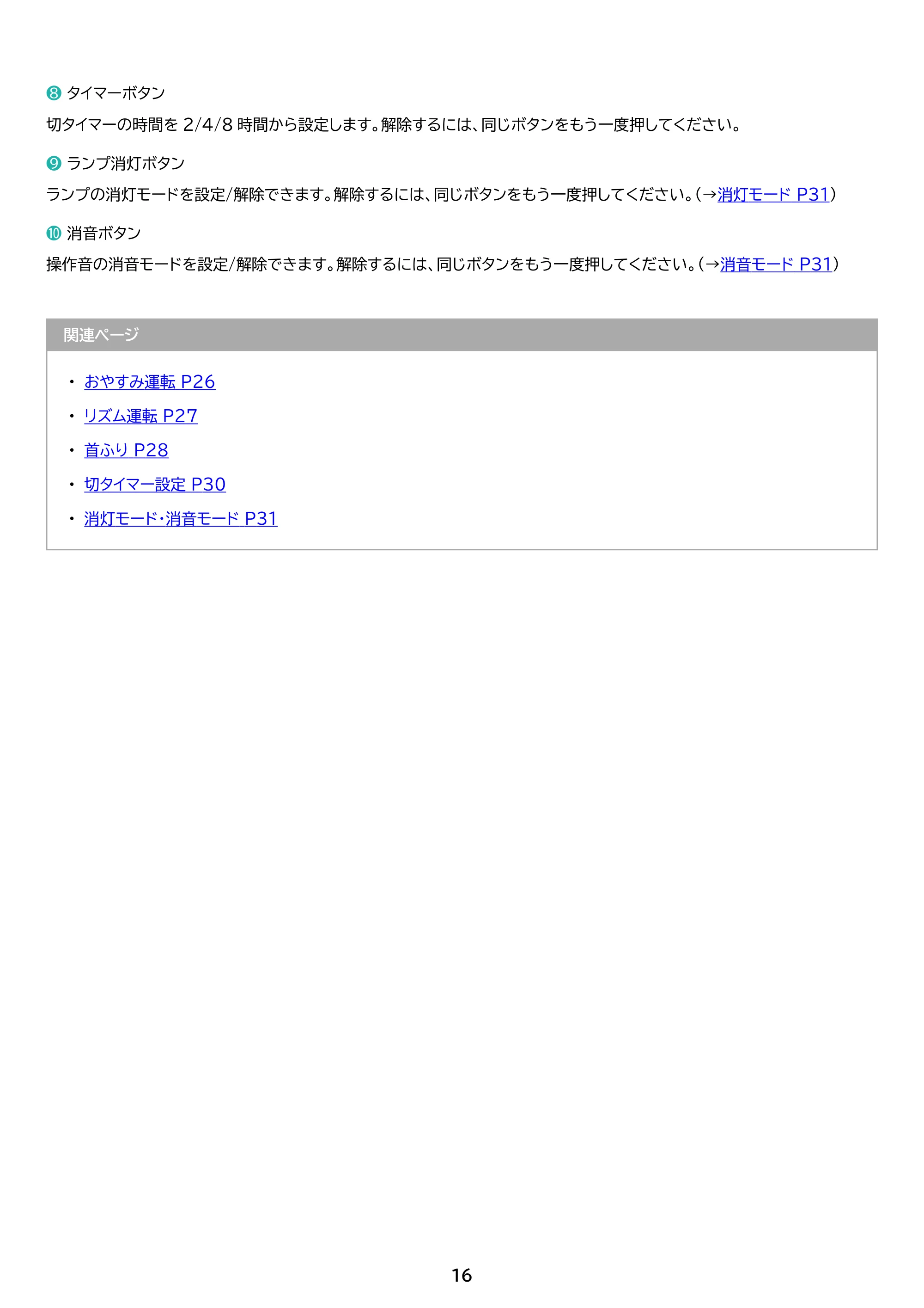 アイリスオーヤマ STF-DC15TEC 取扱説明書 — 原本ページ — 16ページ