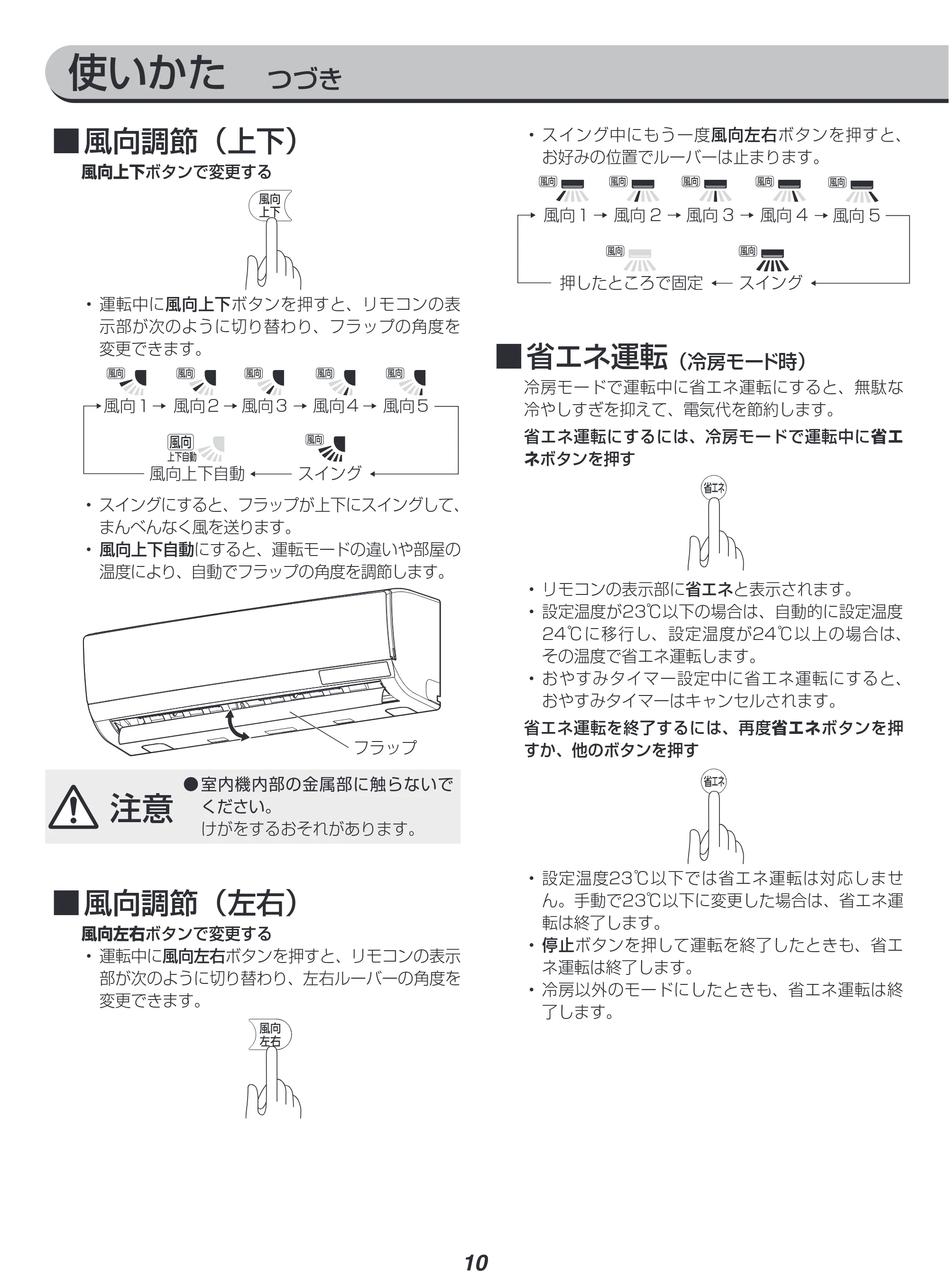 アイリスオーヤマ IRA-2221G 取扱説明書 — 原本ページ — 10ページ