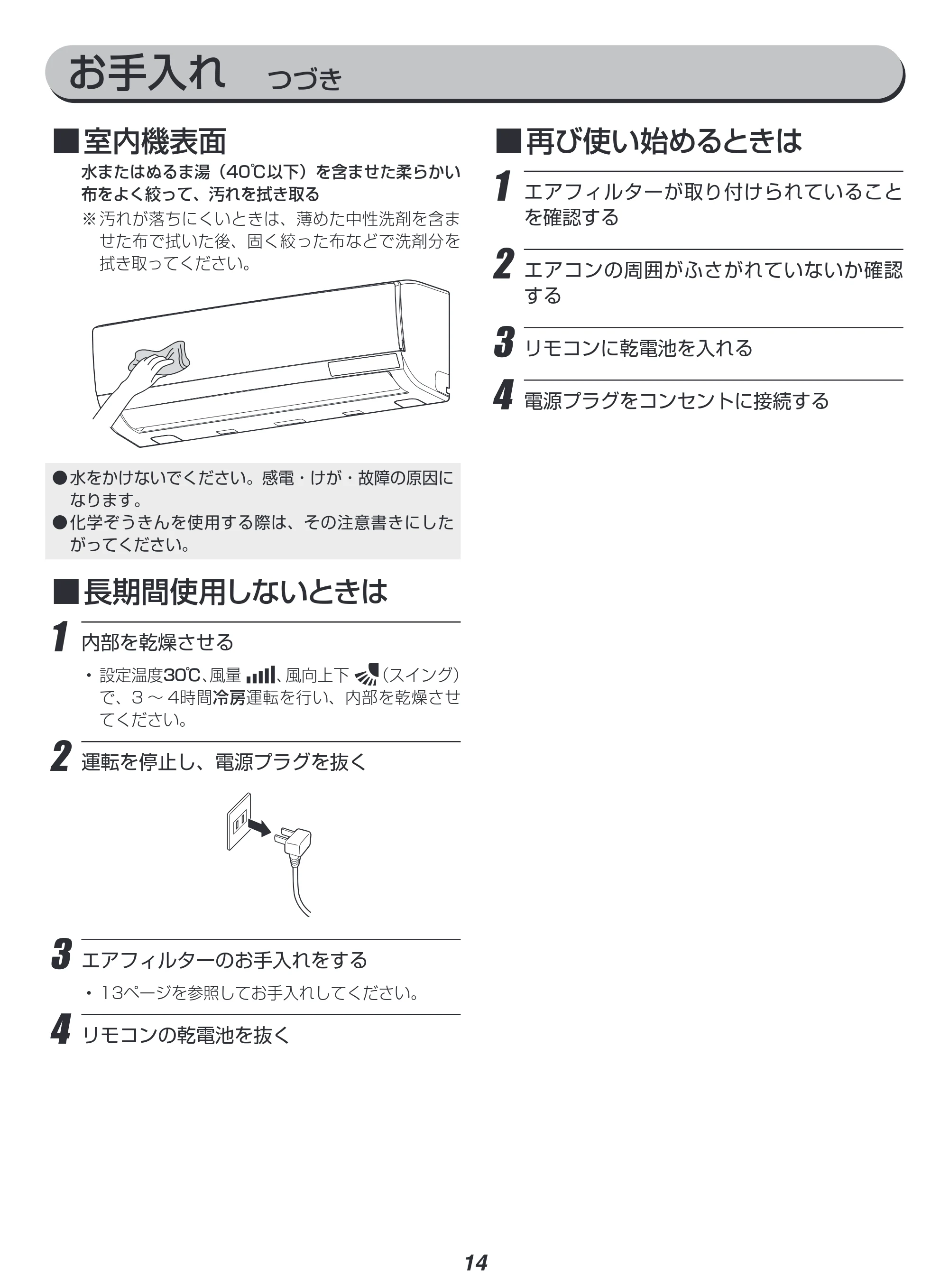 アイリスオーヤマ IRA-2221G 取扱説明書 — 原本ページ — 14ページ