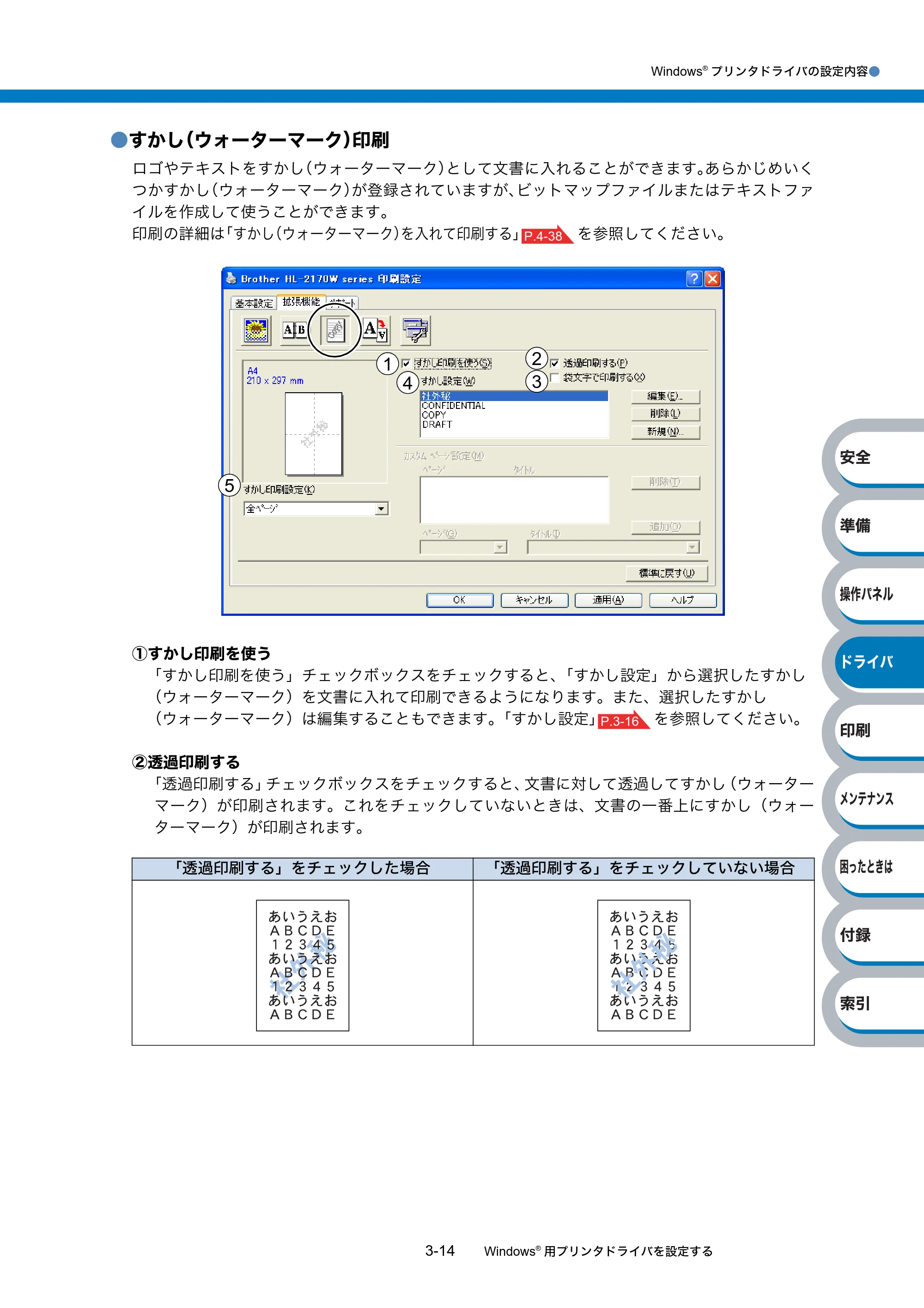 ブラザー HL-2140 / HL-2170W 取扱説明書（本体） — 原本ページ — 54ページ