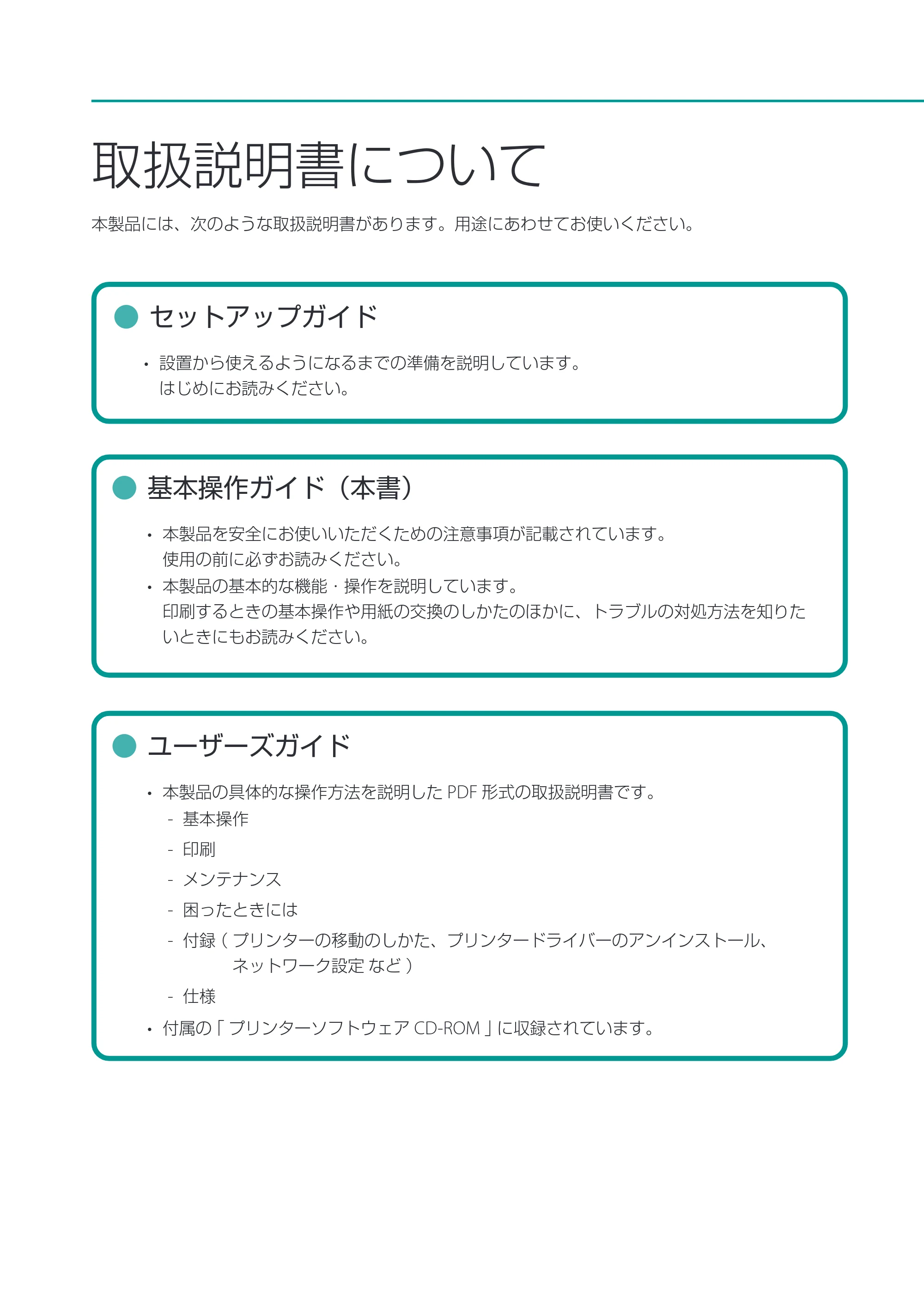 キヤノン LX-P1500 LX-P1500 基本操作ガイド 2024年8月1日更新(PDF:8.68MB) — 原本ページ — 2ページ