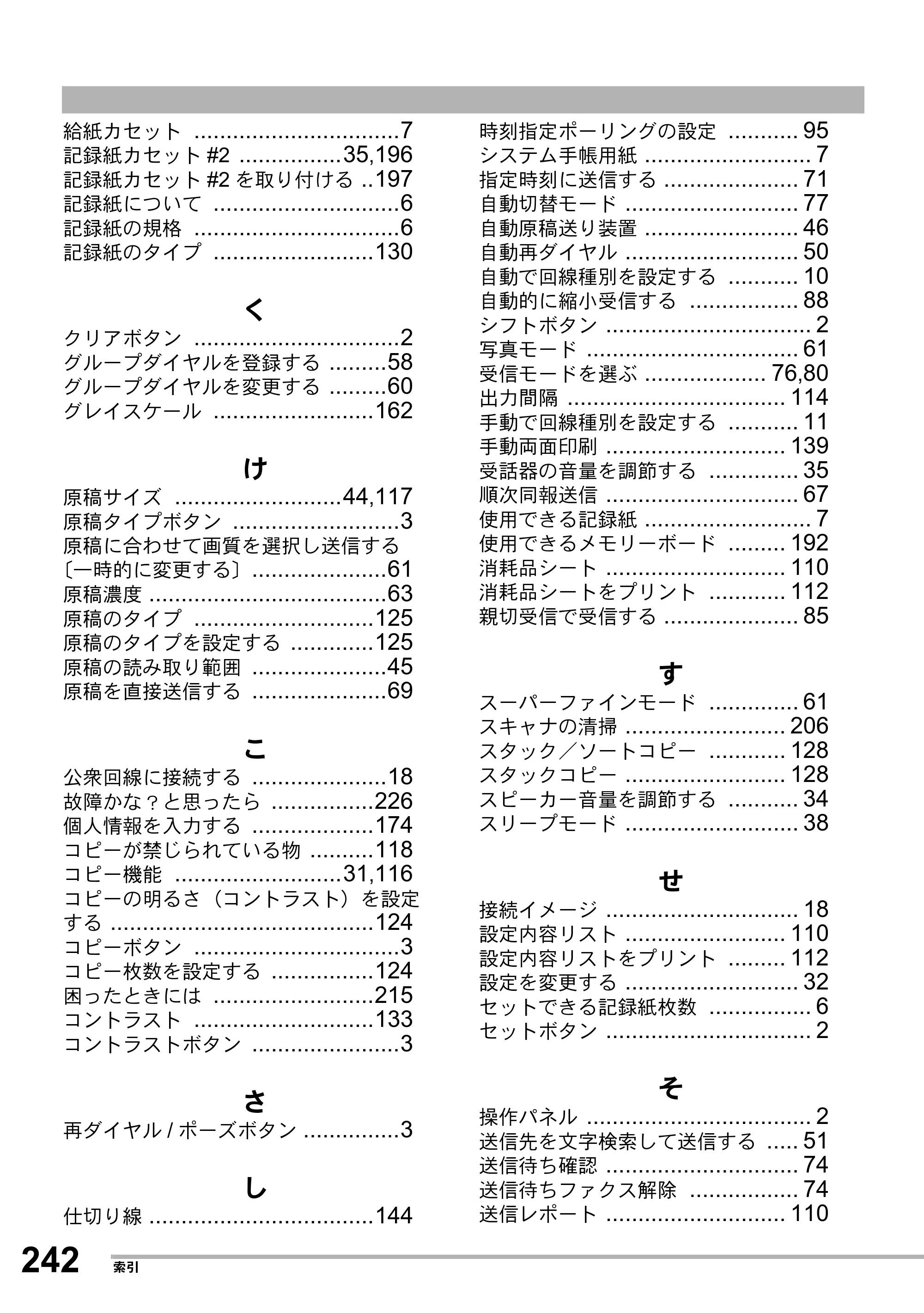 ブラザー MFC-8500J 取扱説明書（本体） — 原本ページ — 266ページ