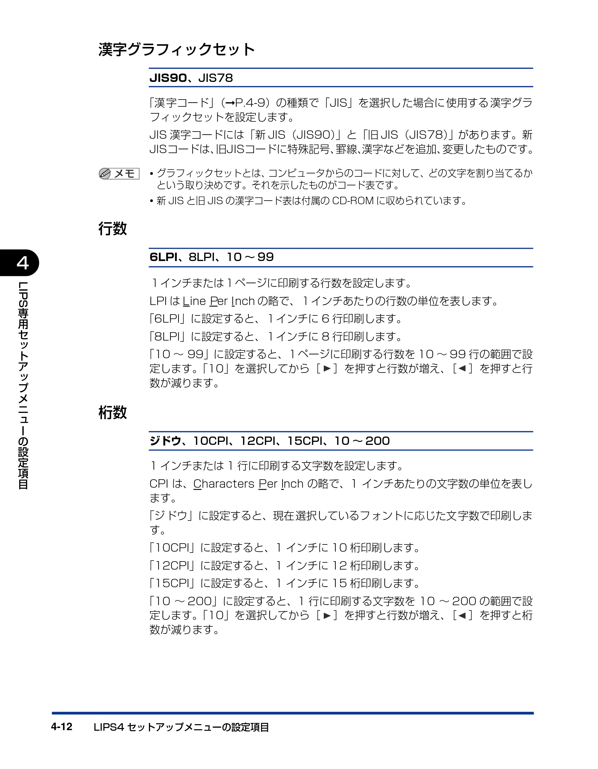 キヤノン LBP5400 LIPS機能ガイド 2009年12月18日掲載 (PDF形式/4.64Mバイト) — 漢字グラフィックセット — 原本ページ — 116ページ