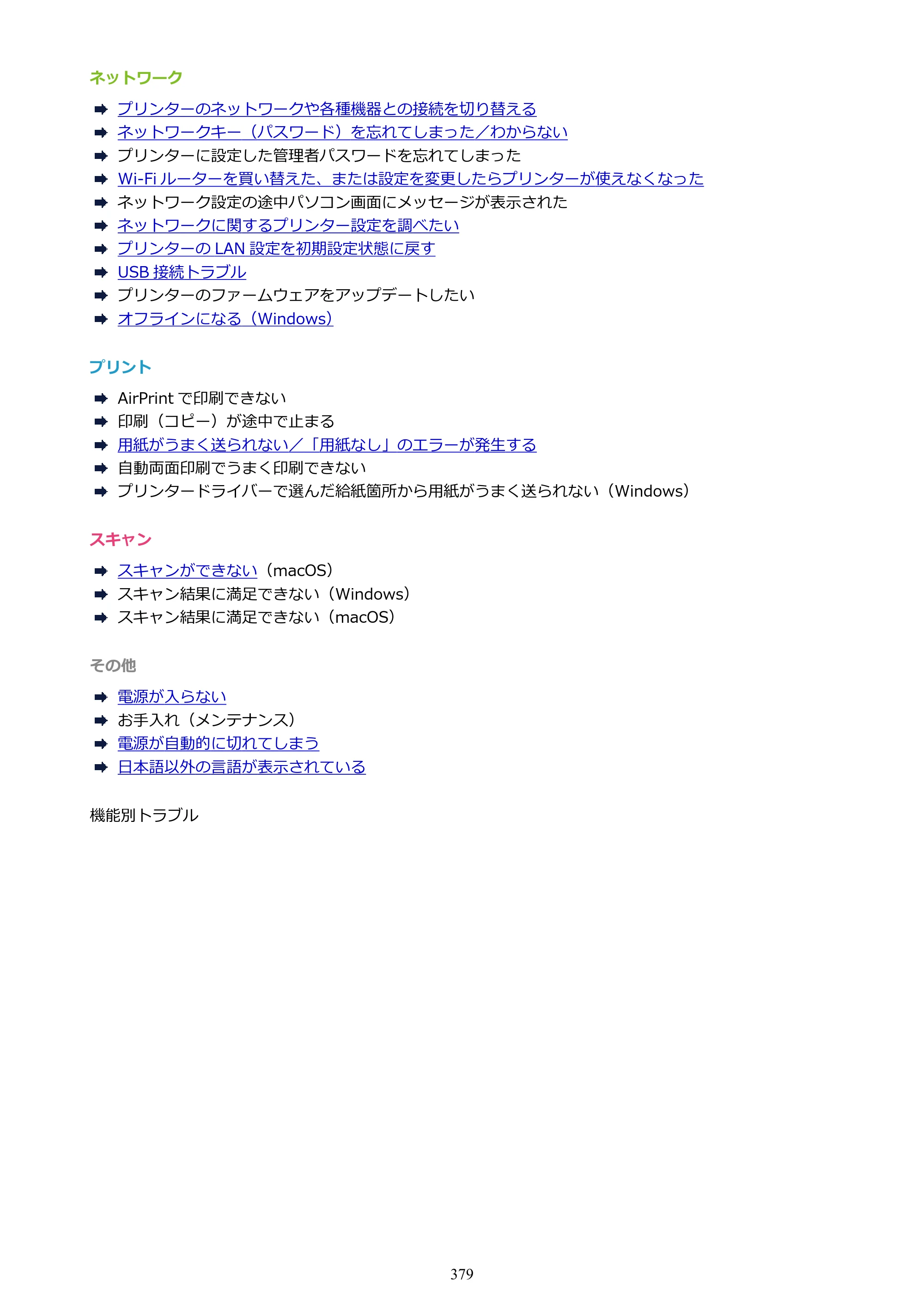 キヤノン GX6530 GX6530 (PDF) オンラインマニュアル 取扱説明書 2026年3月19日掲載（PDF：7.3MB） — 原本ページ — 379ページ