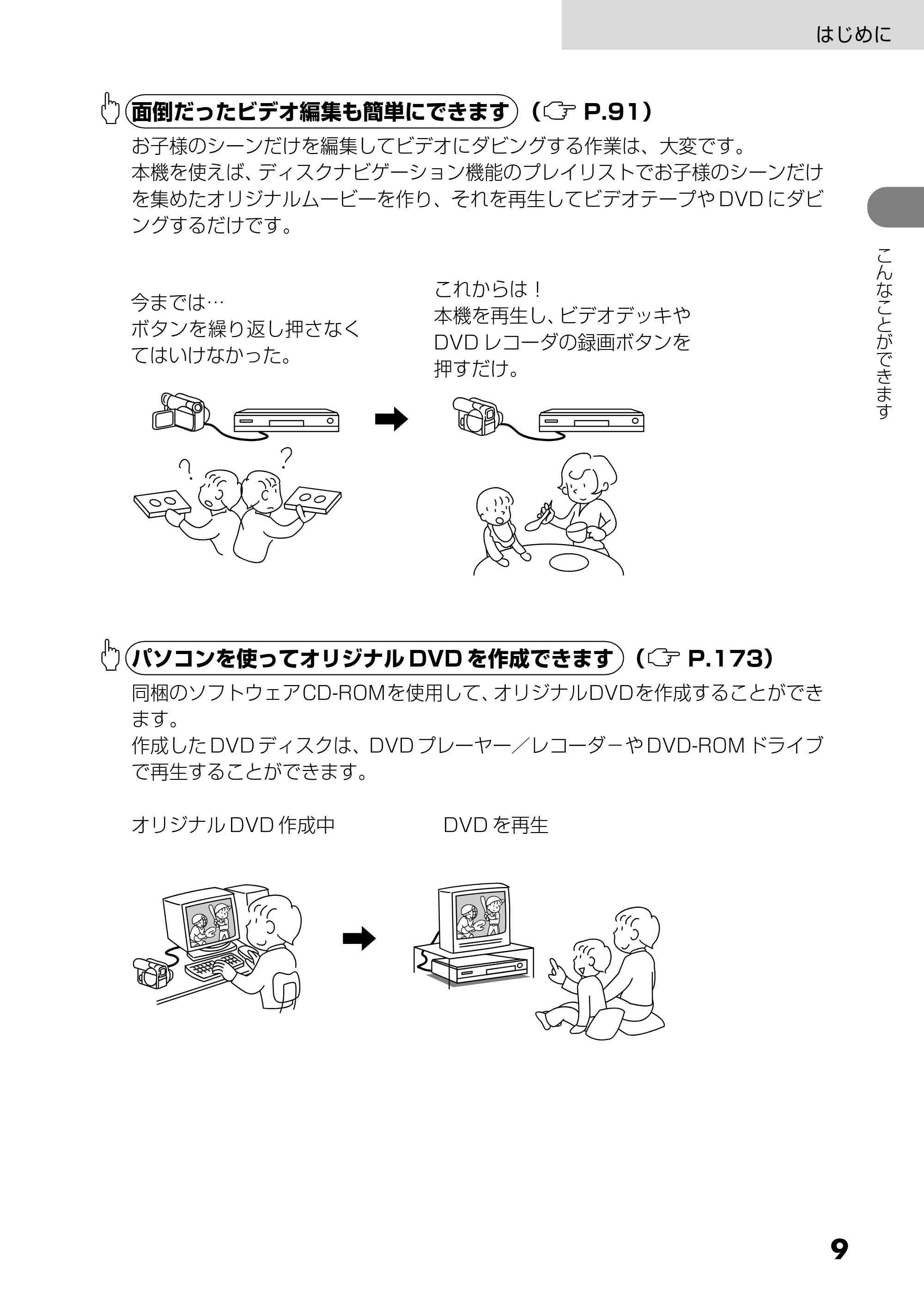 日立 DZ-GX25M 取扱説明書 — 原本ページ — 9ページ
