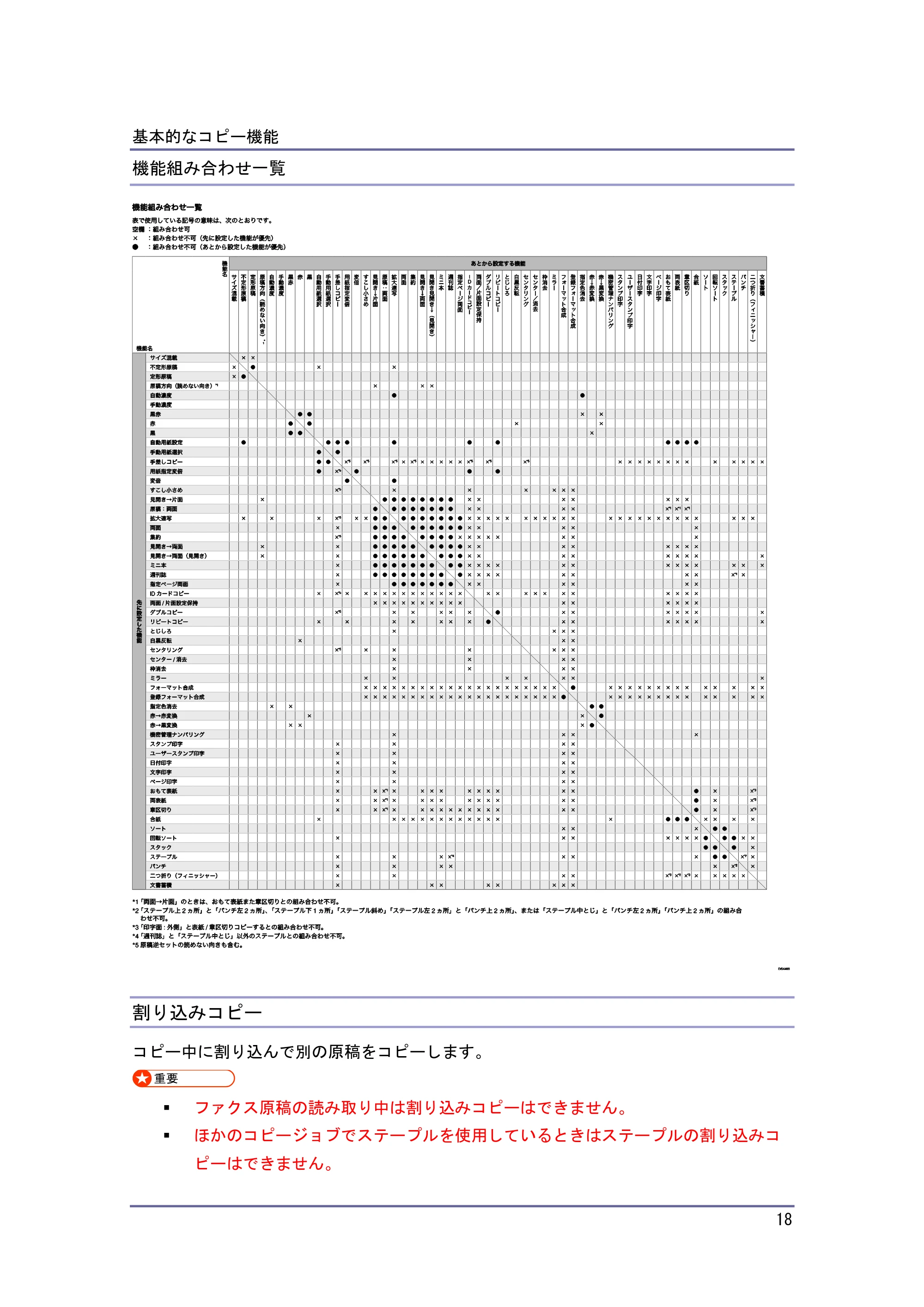 キヤノン iR W1040/W1040N コピー＆ドキュメントボックス （PDF形式／6.3Mバイト） — オートスタート — 原本ページ — 19ページ