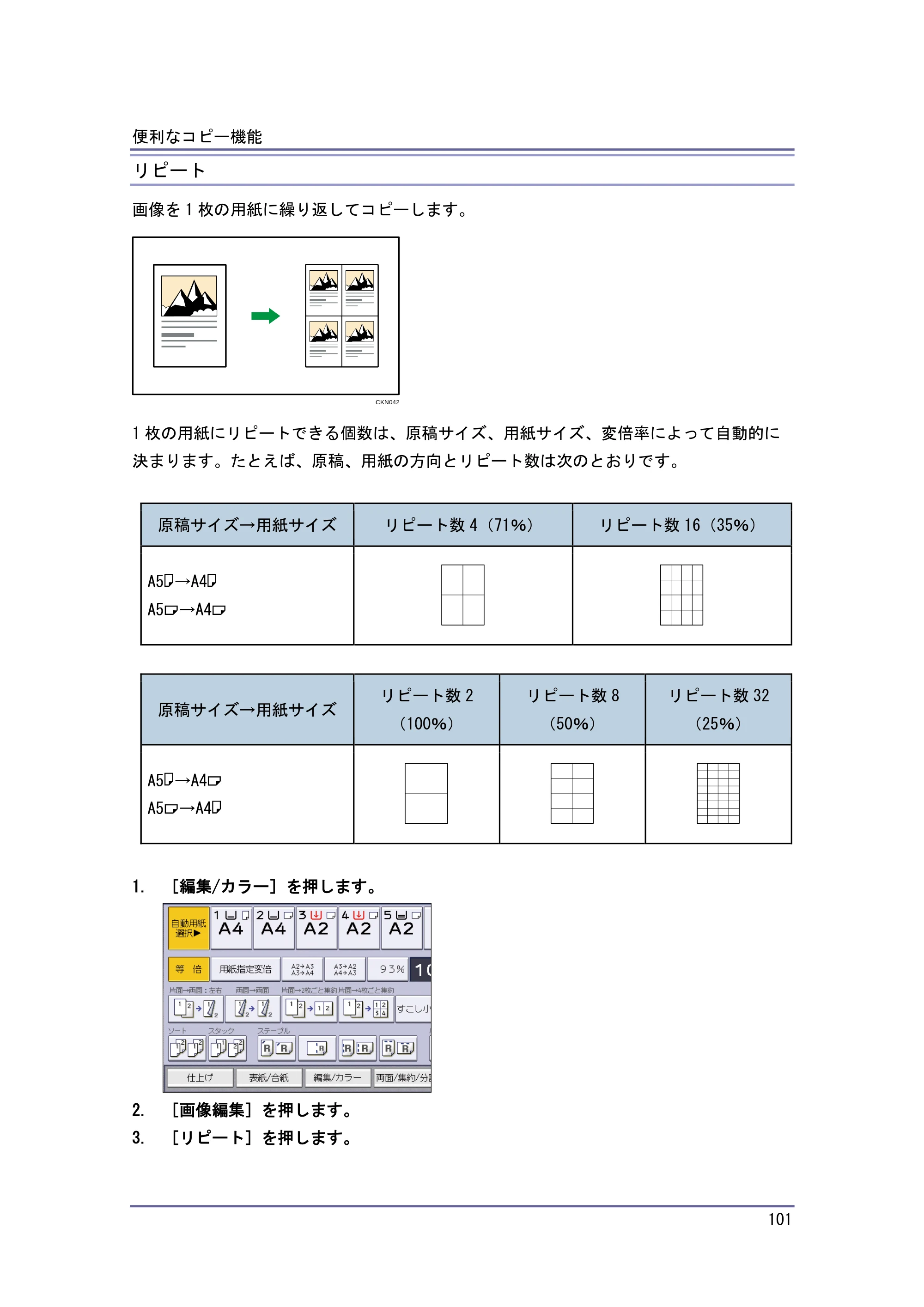 キヤノン iR W1040/W1040N コピー＆ドキュメントボックス （PDF形式／6.3Mバイト） — ダブルコピー — 原本ページ — 102ページ