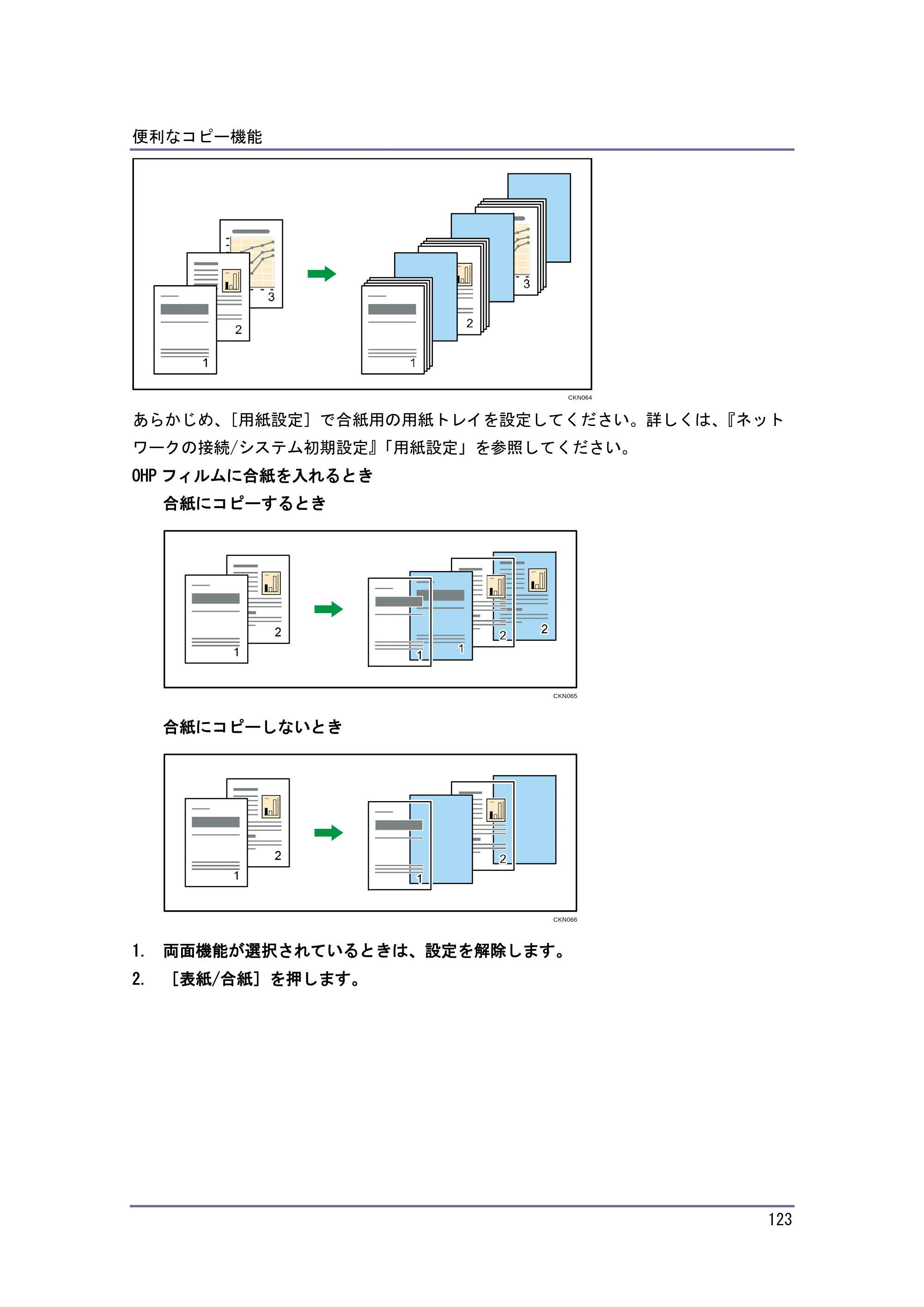 キヤノン iR W1040/W1040N コピー＆ドキュメントボックス （PDF形式／6.3Mバイト） — 原本ページ — 124ページ
