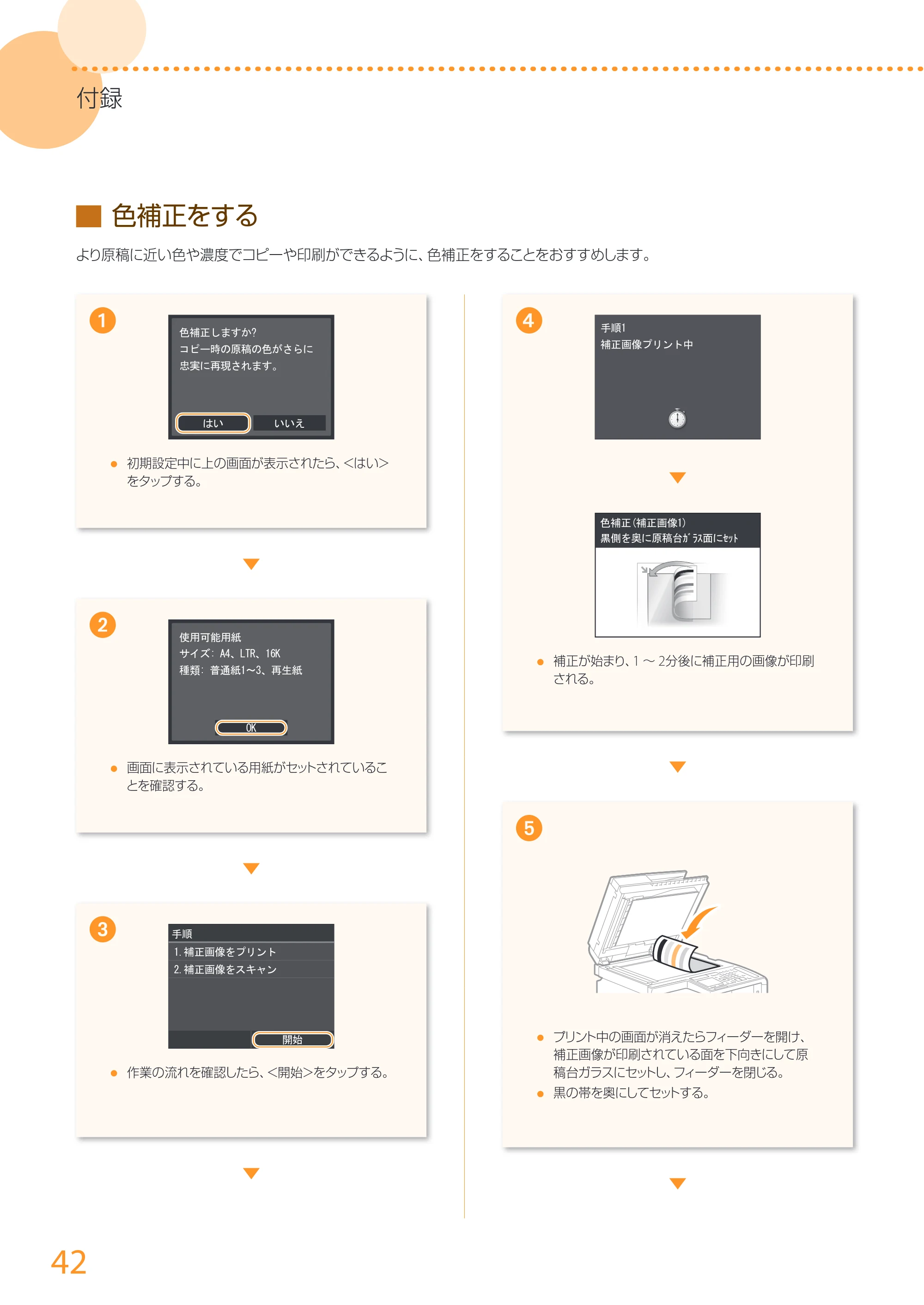 キヤノン MF726Cdw/MF722Cdw/MF628Cw かんたん設置ガイド (MF628Cw) 2015年8月25日掲載(PDF:15.1MB) — 原本ページ — 42ページ