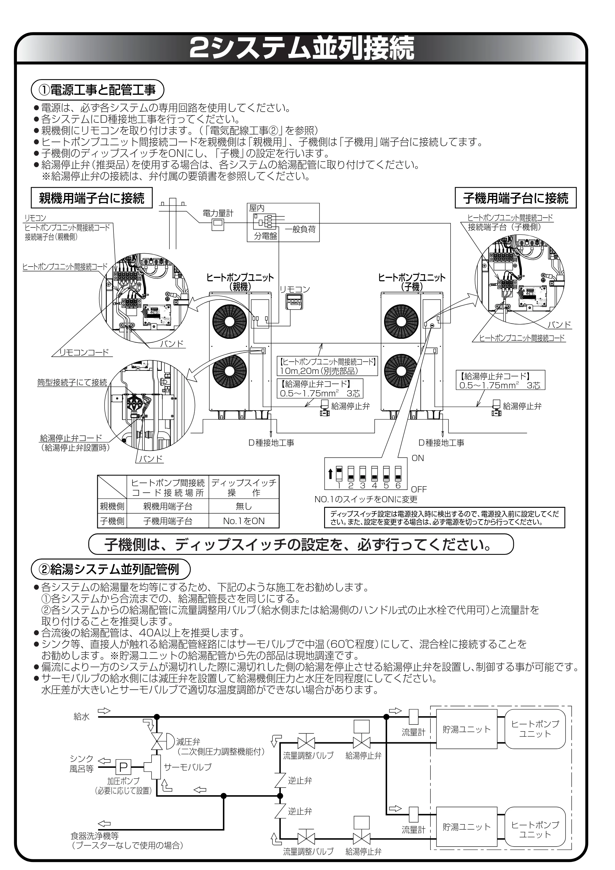 日立 RHK-15VGP 取扱説明書 — 2システム並列接続 — 原本ページ — 42ページ