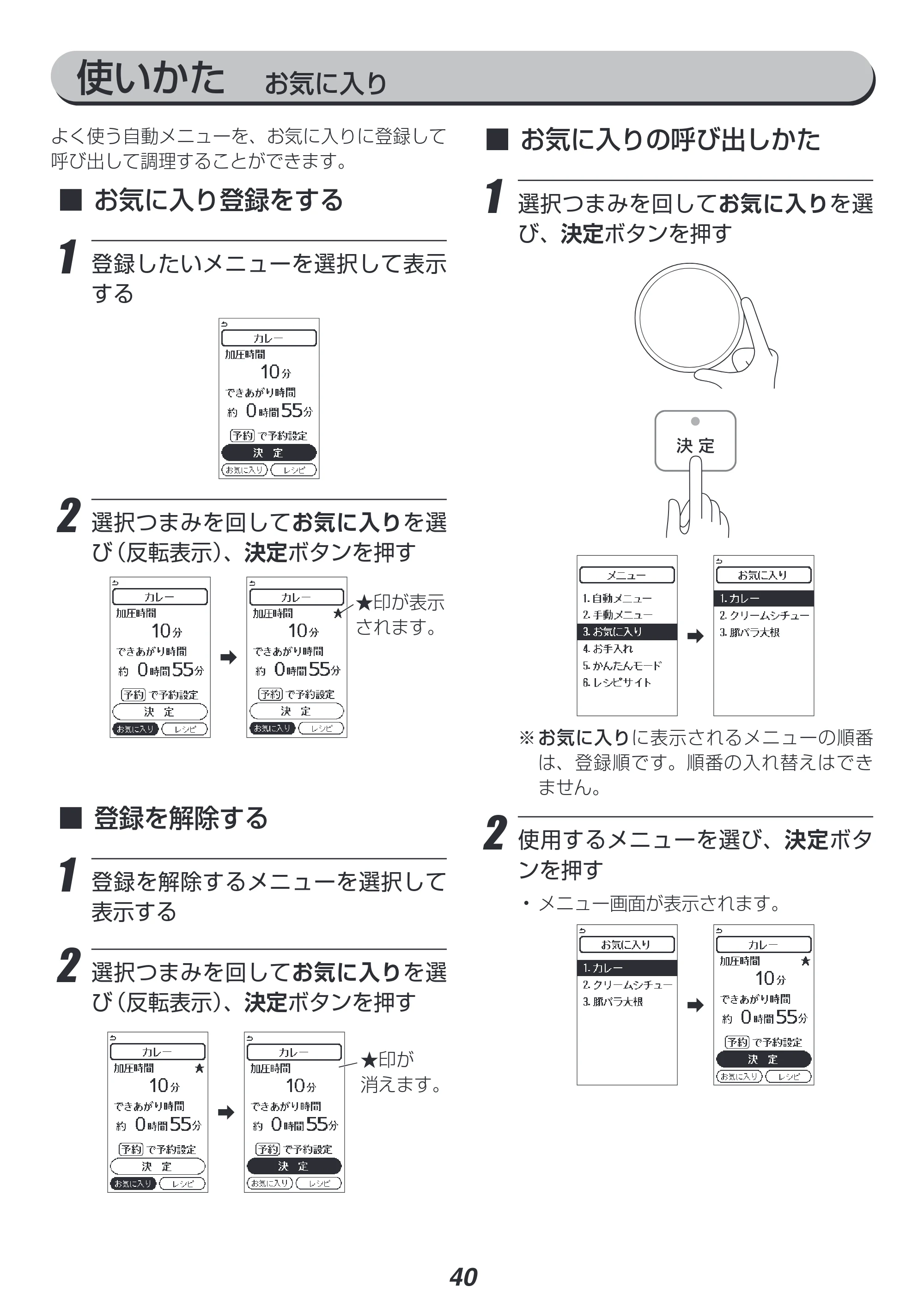 アイリスオーヤマ KPC-MA4 取扱説明書 — 原本ページ — 40ページ