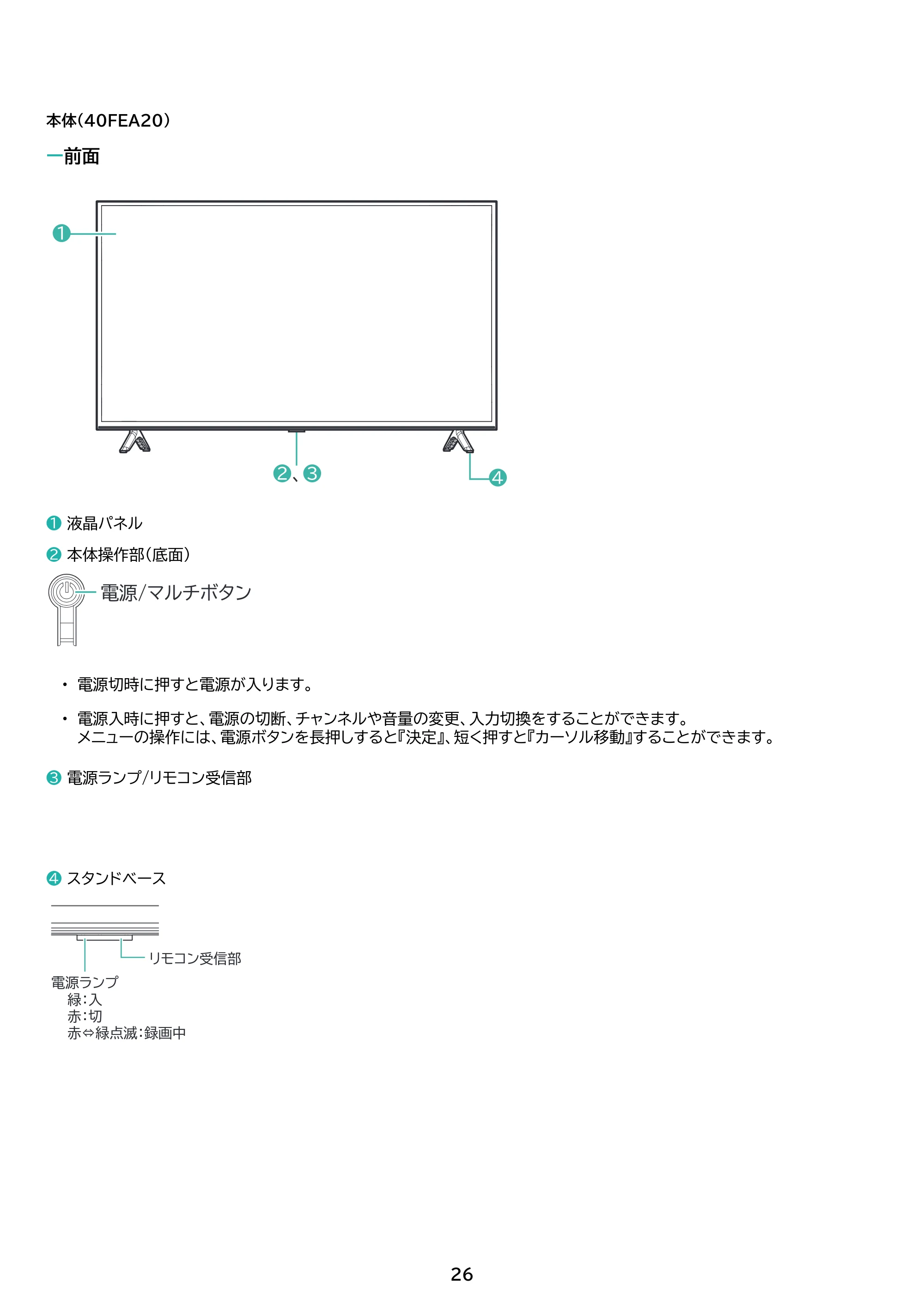 アイリスオーヤマ WEA20 取扱説明書 — 原本ページ — 26ページ