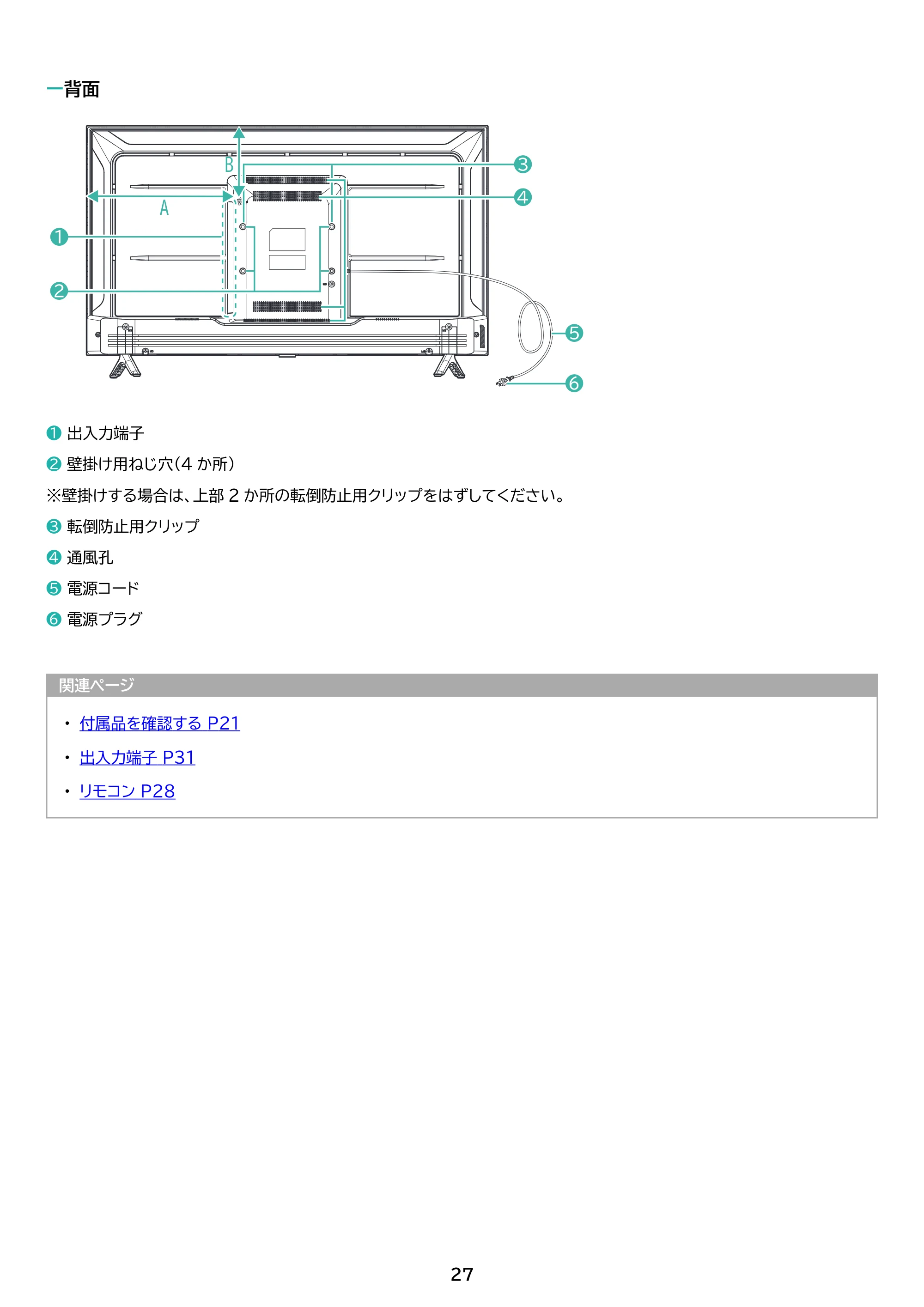 アイリスオーヤマ WEA20 取扱説明書 — 原本ページ — 27ページ