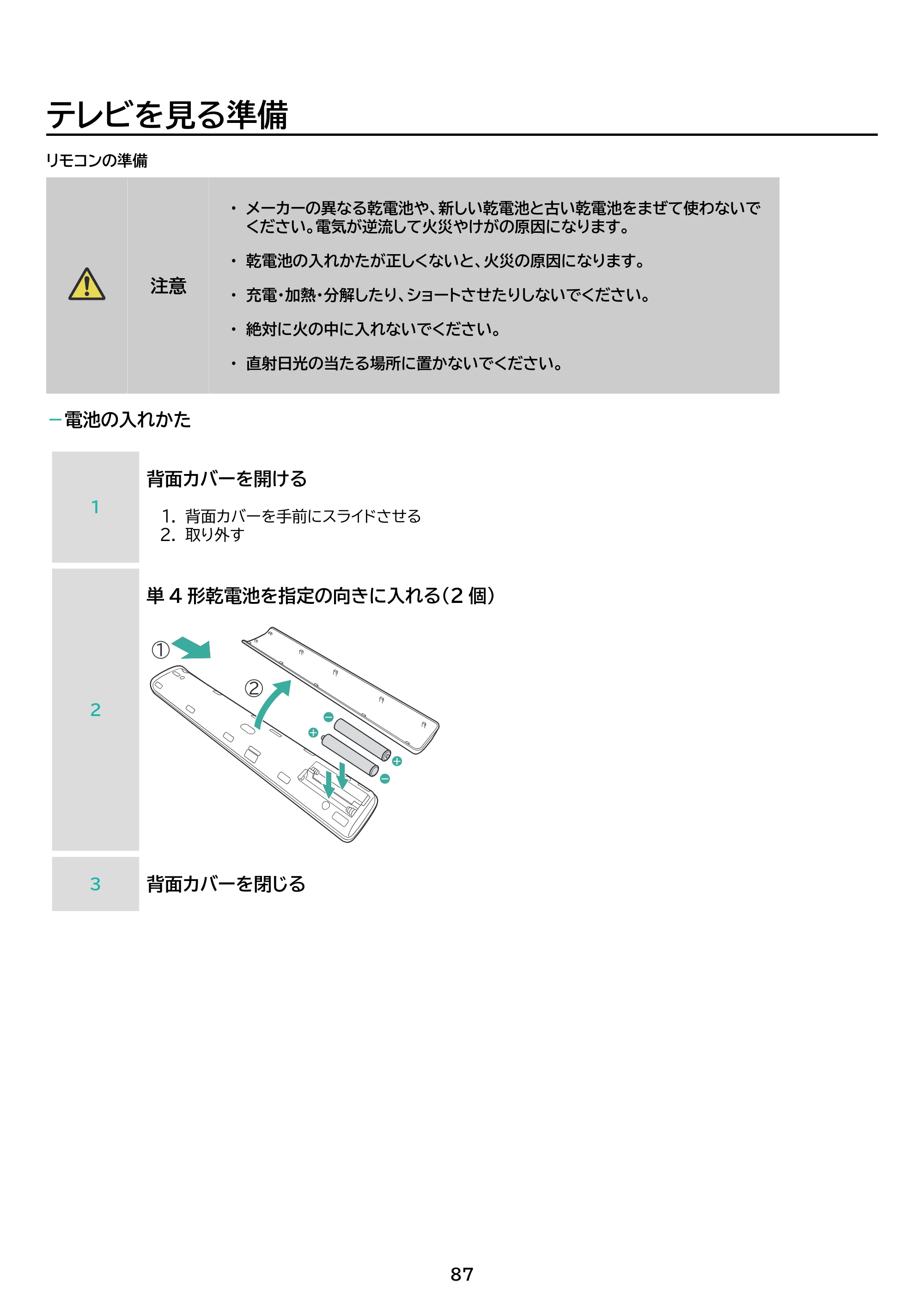 アイリスオーヤマ WEA20 取扱説明書 — 原本ページ — 87ページ