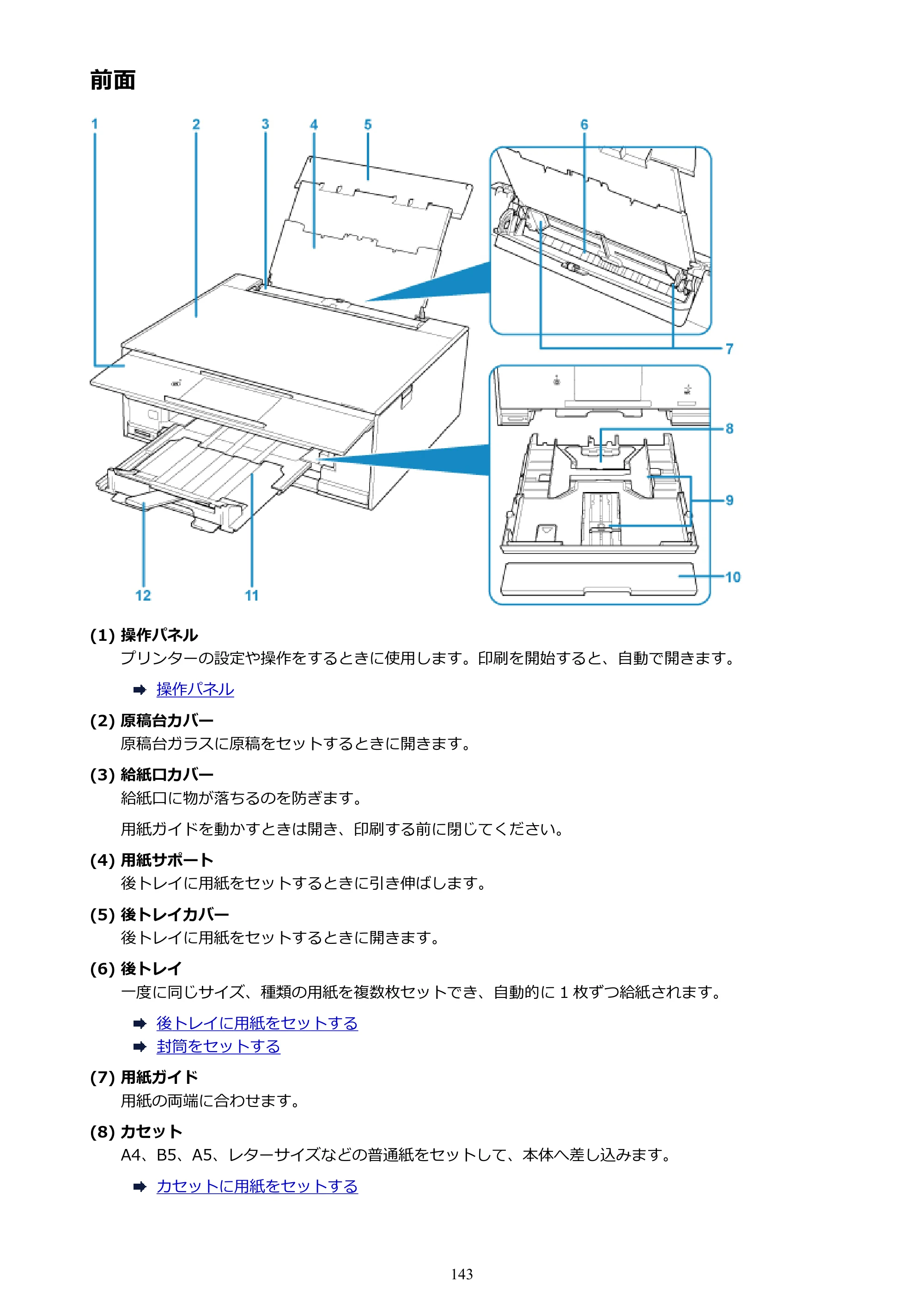 キヤノン PIXUS XK70 電子マニュアル PDF版 （Windows版）（PDF：16.9MB） — 前面 — 原本ページ — 143ページ