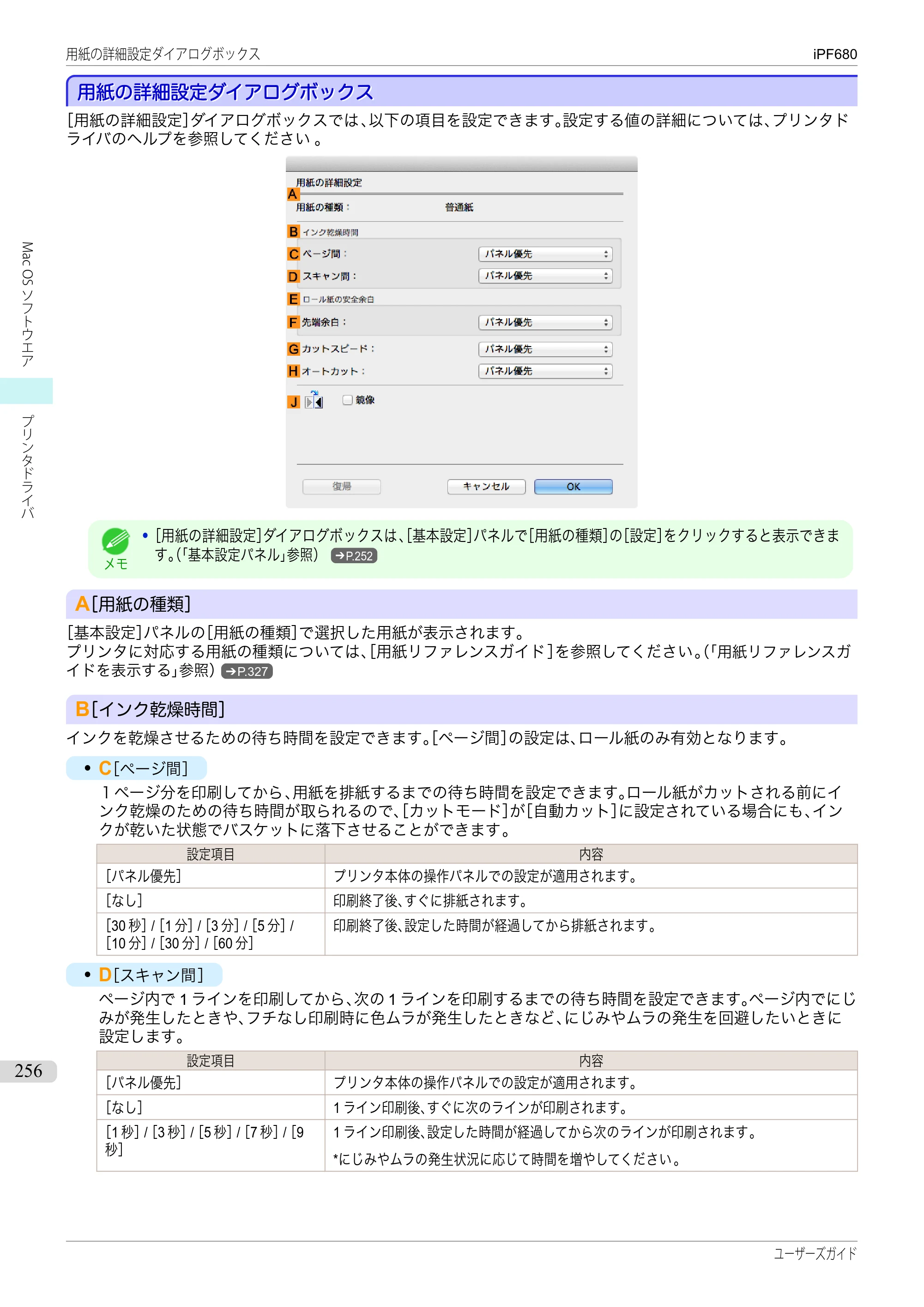 キヤノン iPF680/685/780/785 iPF680 ユーザーズマニュアル（PDF：40.8MB） — 原本ページ — 256ページ