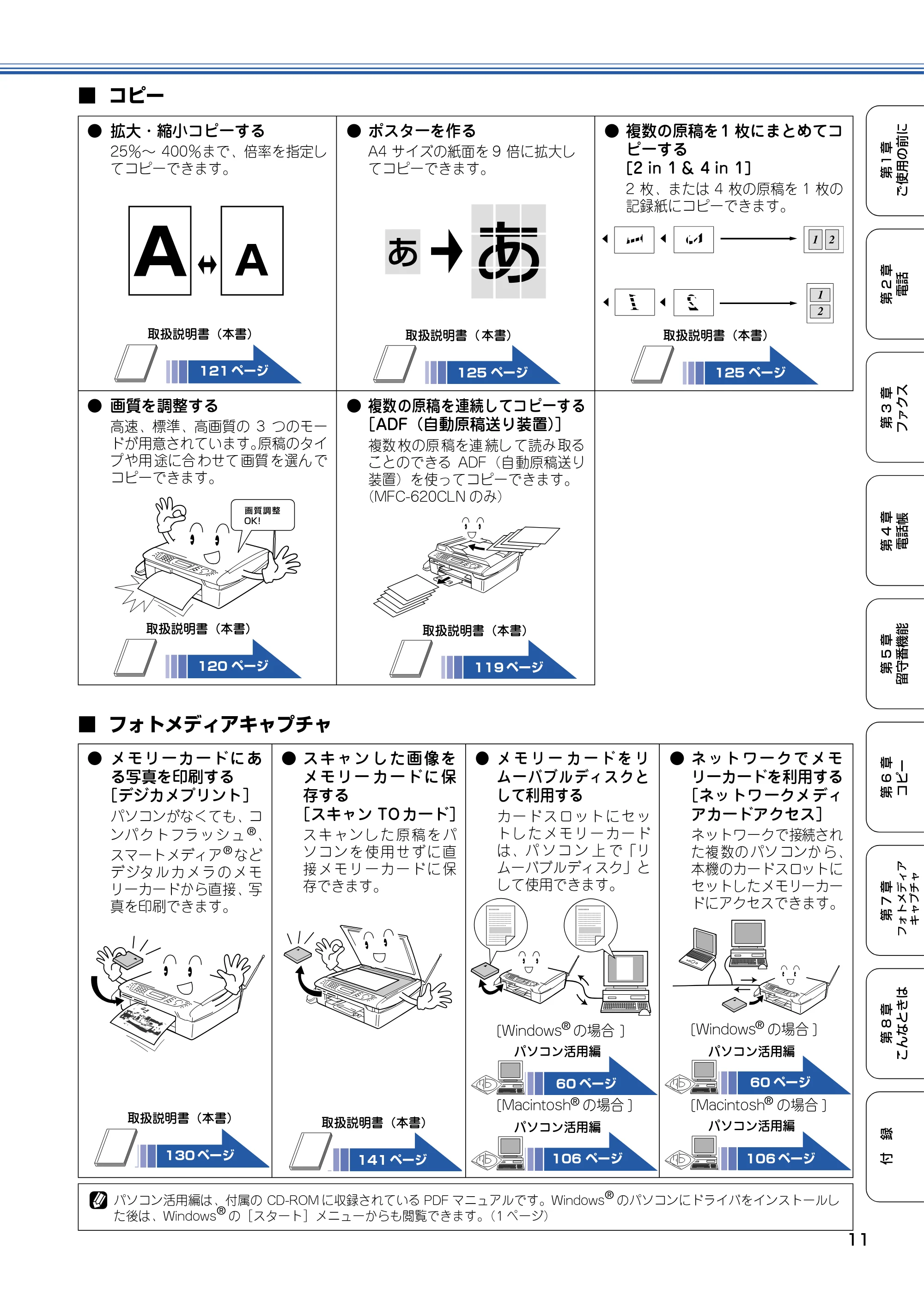 ブラザー MFC-610CLN / MFC-610CLWN / MFC-620CLN 取扱説明書(本体) — 原本ページ — 12ページ