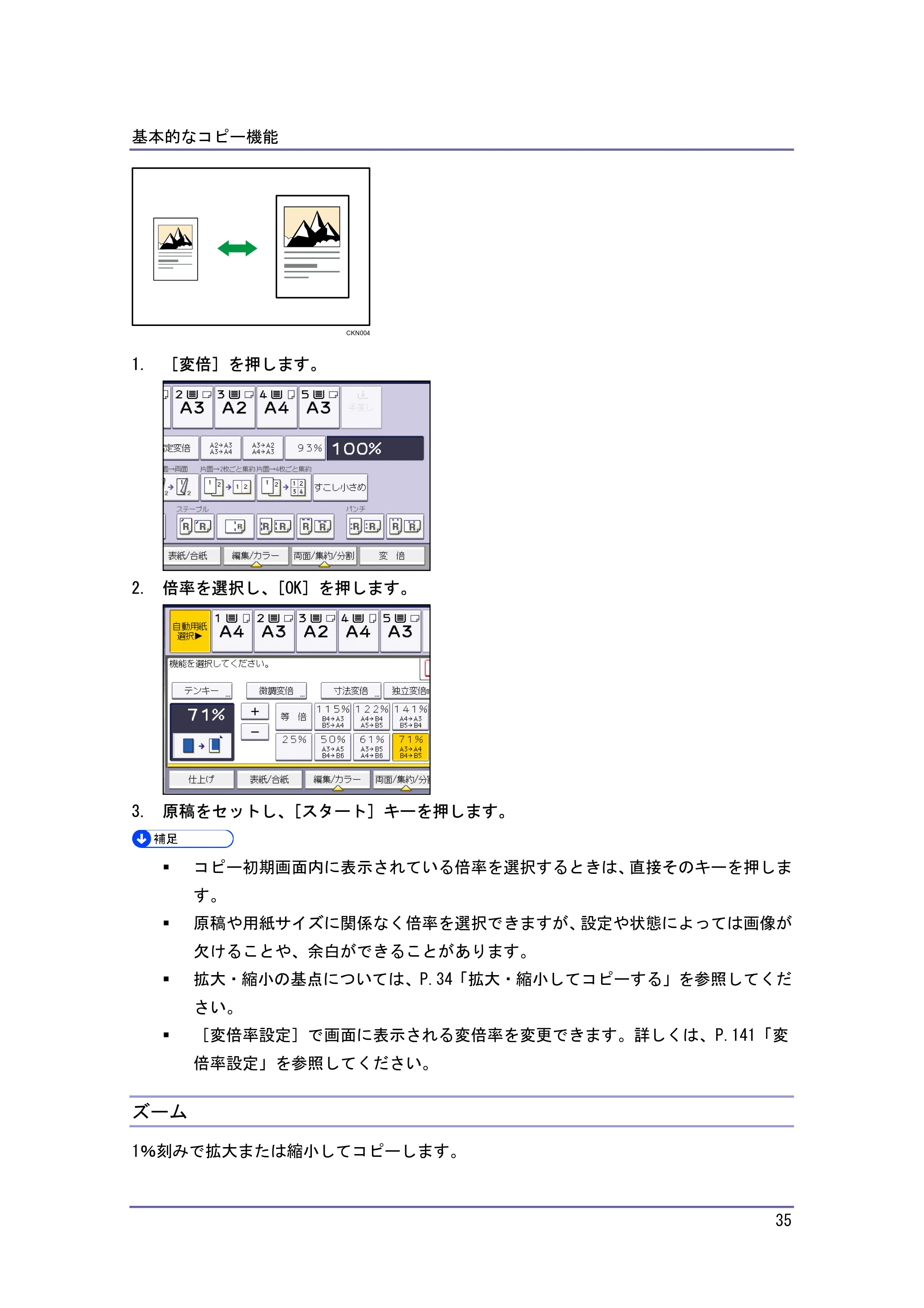 キヤノン iR W940/W940N コピー&ドキュメントボックス (PDF形式/7.22Mバイト) — ズーム — 原本ページ — 35ページ