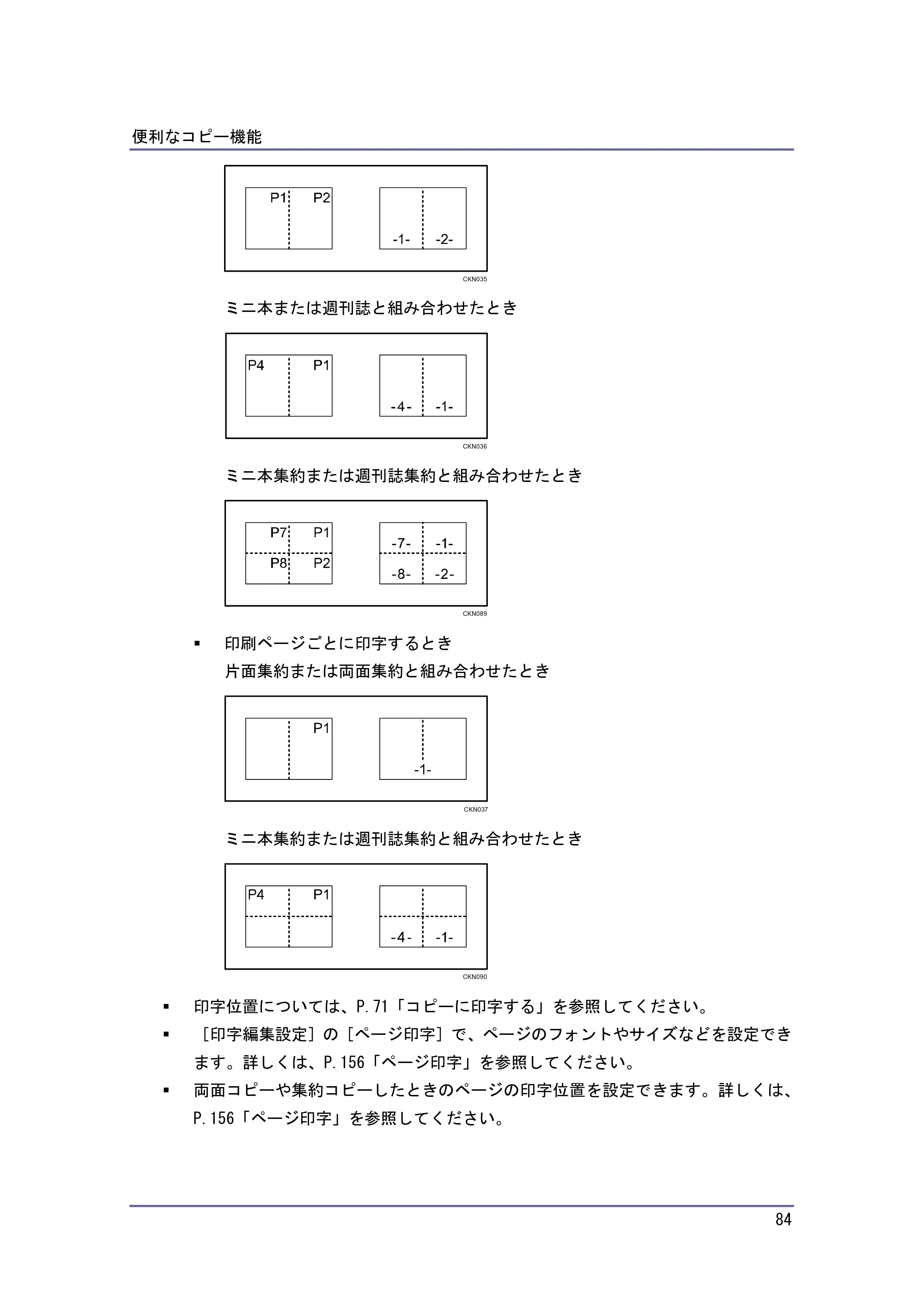 キヤノン iR W940/W940N コピー&ドキュメントボックス (PDF形式/7.22Mバイト) — 原本ページ — 84ページ