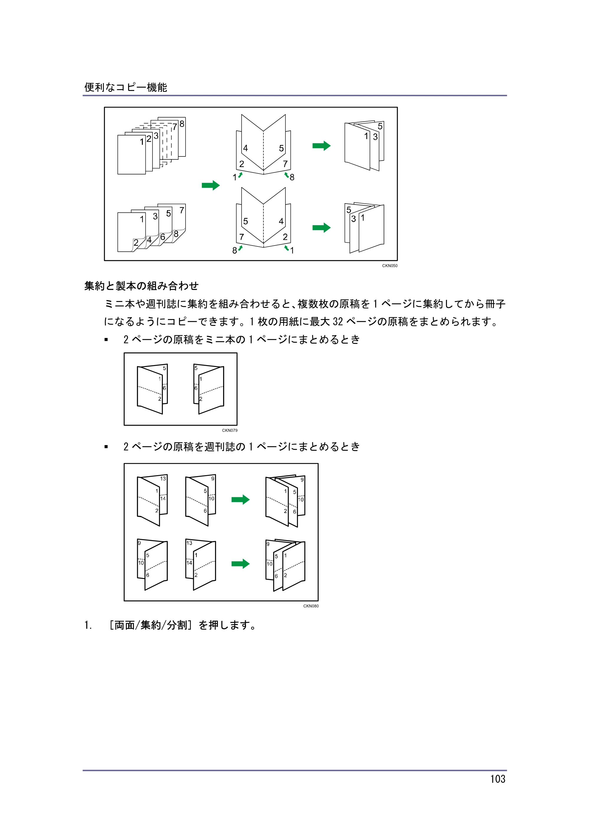 キヤノン iR W940/W940N コピー＆ドキュメントボックス （PDF形式／7.22Mバイト） — 原本ページ — 103ページ