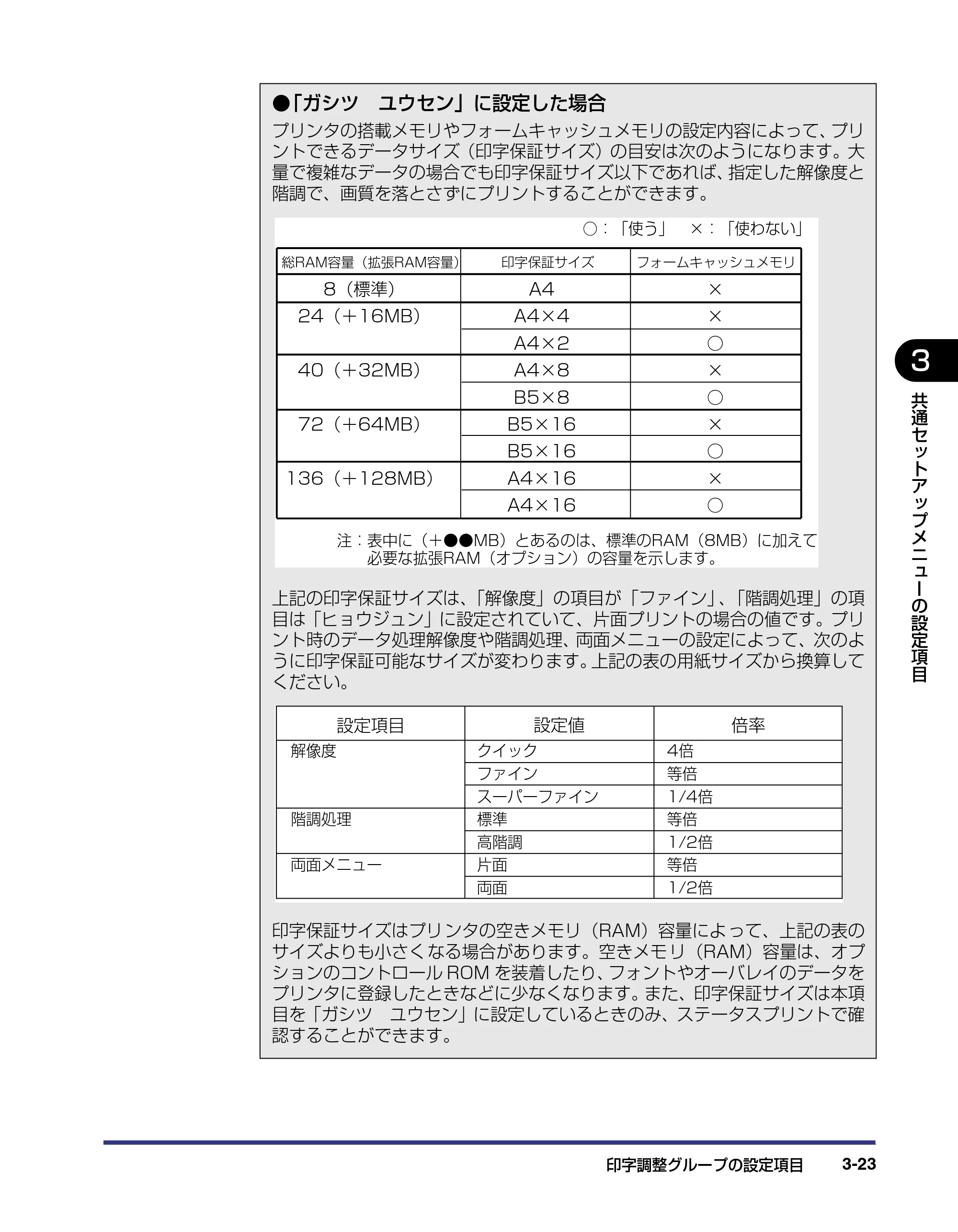 キヤノン LBP-1310 LIPS機能ガイド 2004年7月12日更新 （PDF形式／3.14Mバイト） — 原本ページ — 71ページ