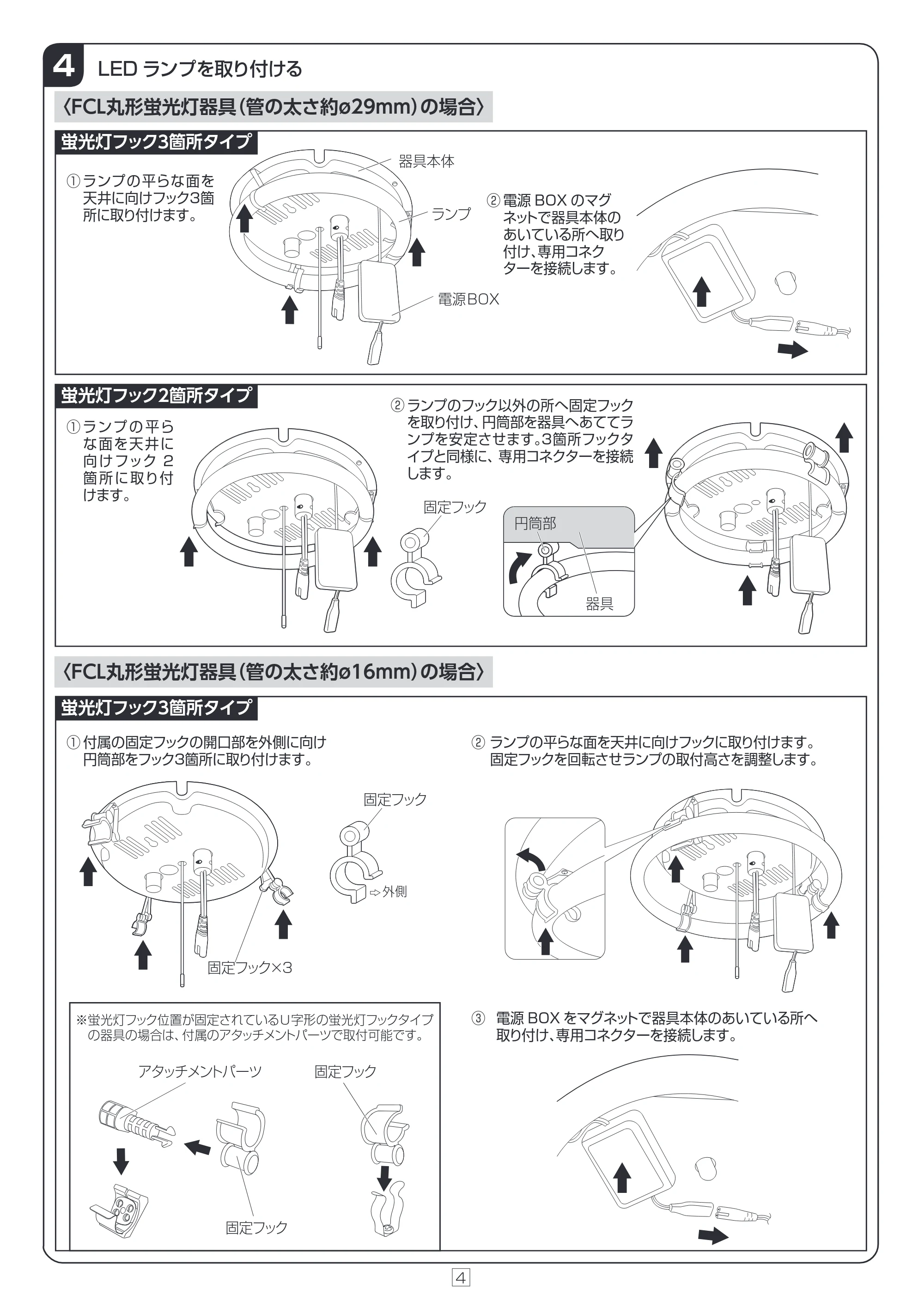アイリスオーヤマ LDCL3030SS 取扱説明書 — 原本ページ — 4ページ