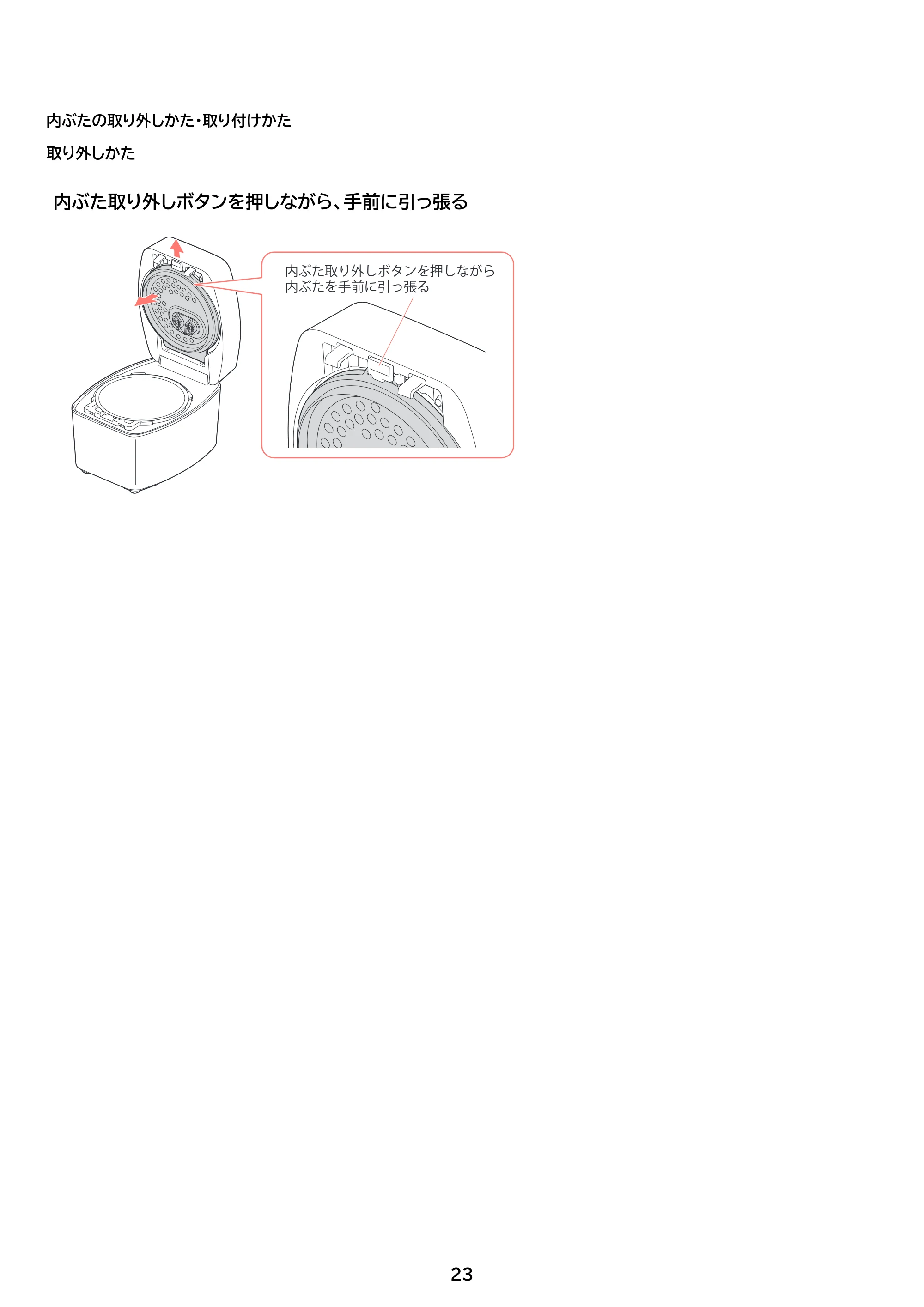 アイリスオーヤマ RC-PGA50 取扱説明書 — 原本ページ — 23ページ