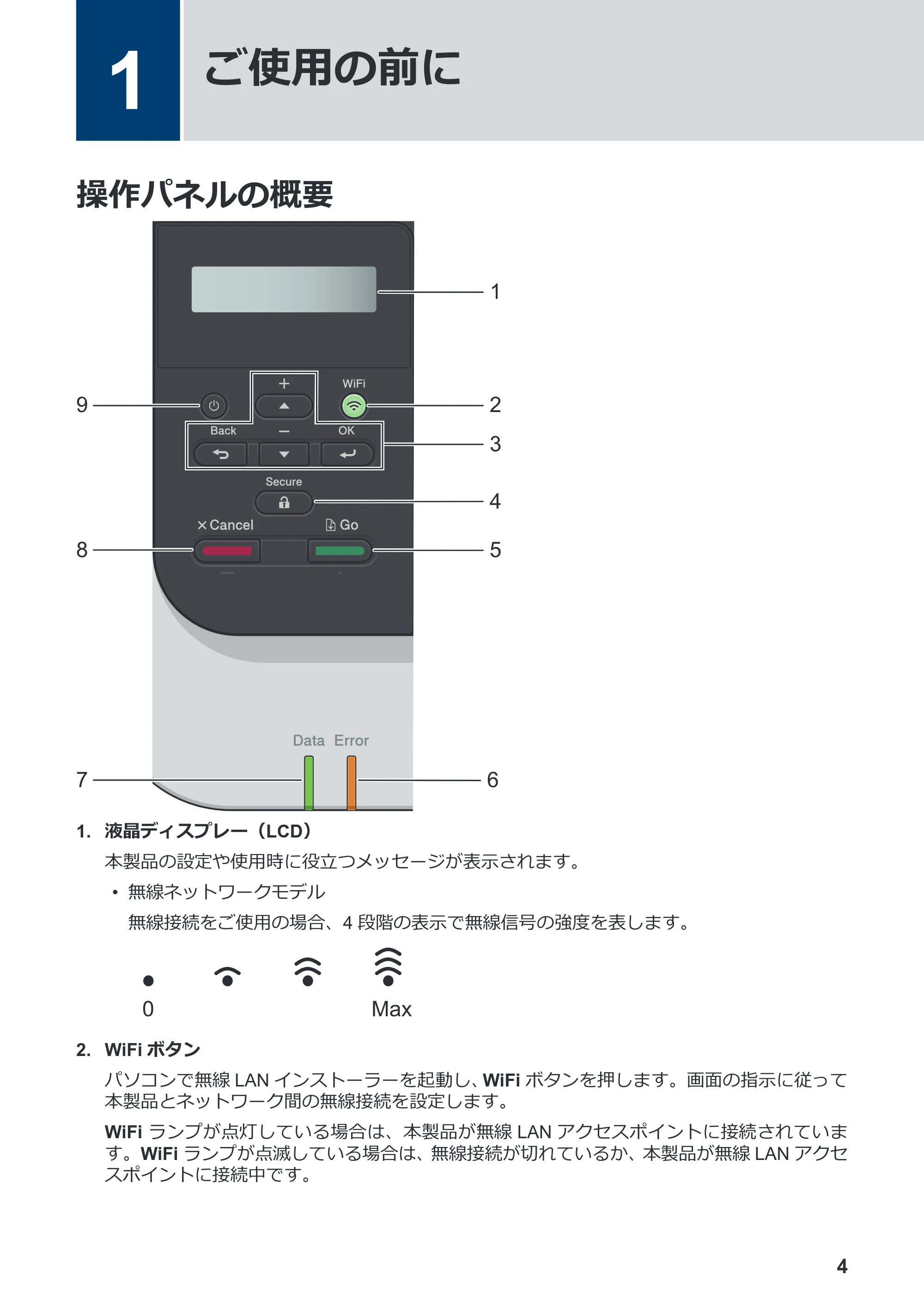 ブラザー HL-L3230CDW かんたん操作ガイド — 1 ご使用の前に — 原本ページ — 5ページ